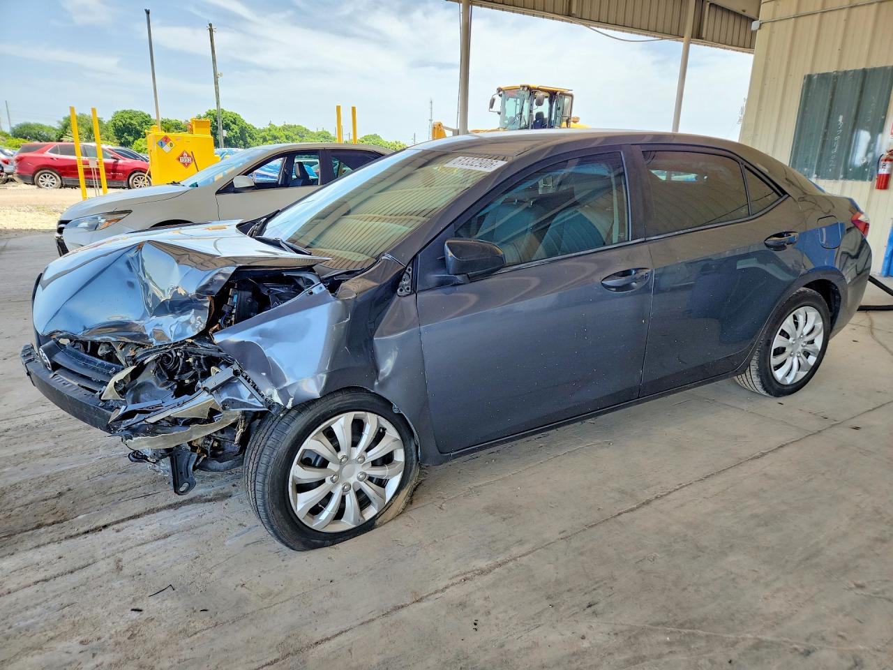 2014 Toyota Corolla Le Серый vin: 2T1BURHE0EC145148