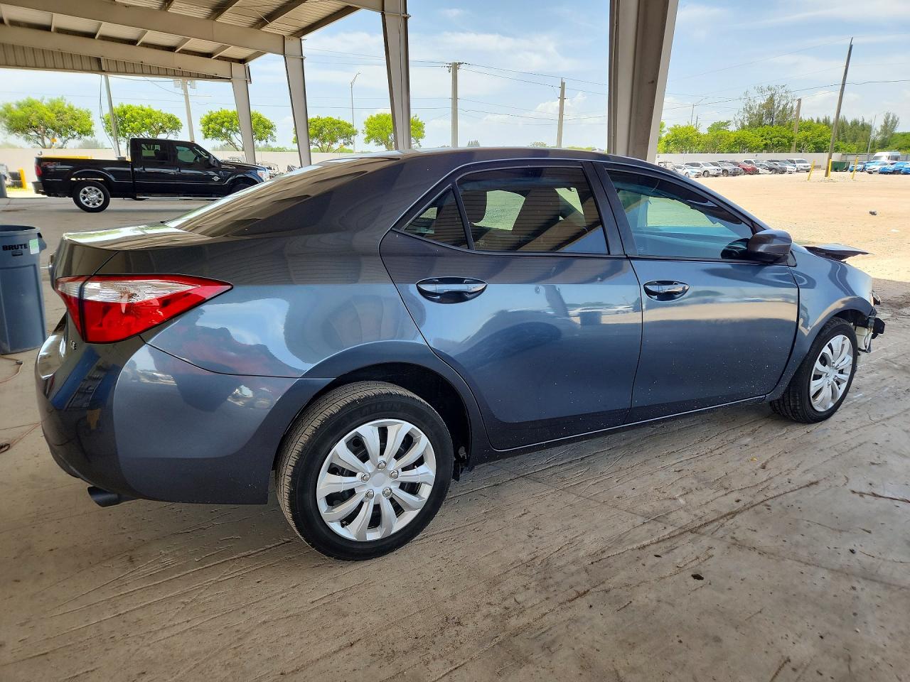 2014 Toyota Corolla Le Gray vin: 2T1BURHE0EC145148