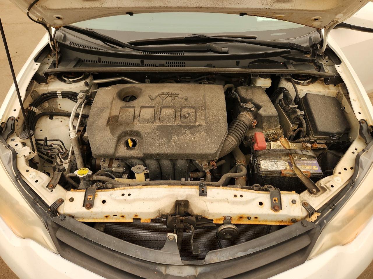 2014 Toyota Corolla Le Plus White vin: 2T1BURHE0EC147241