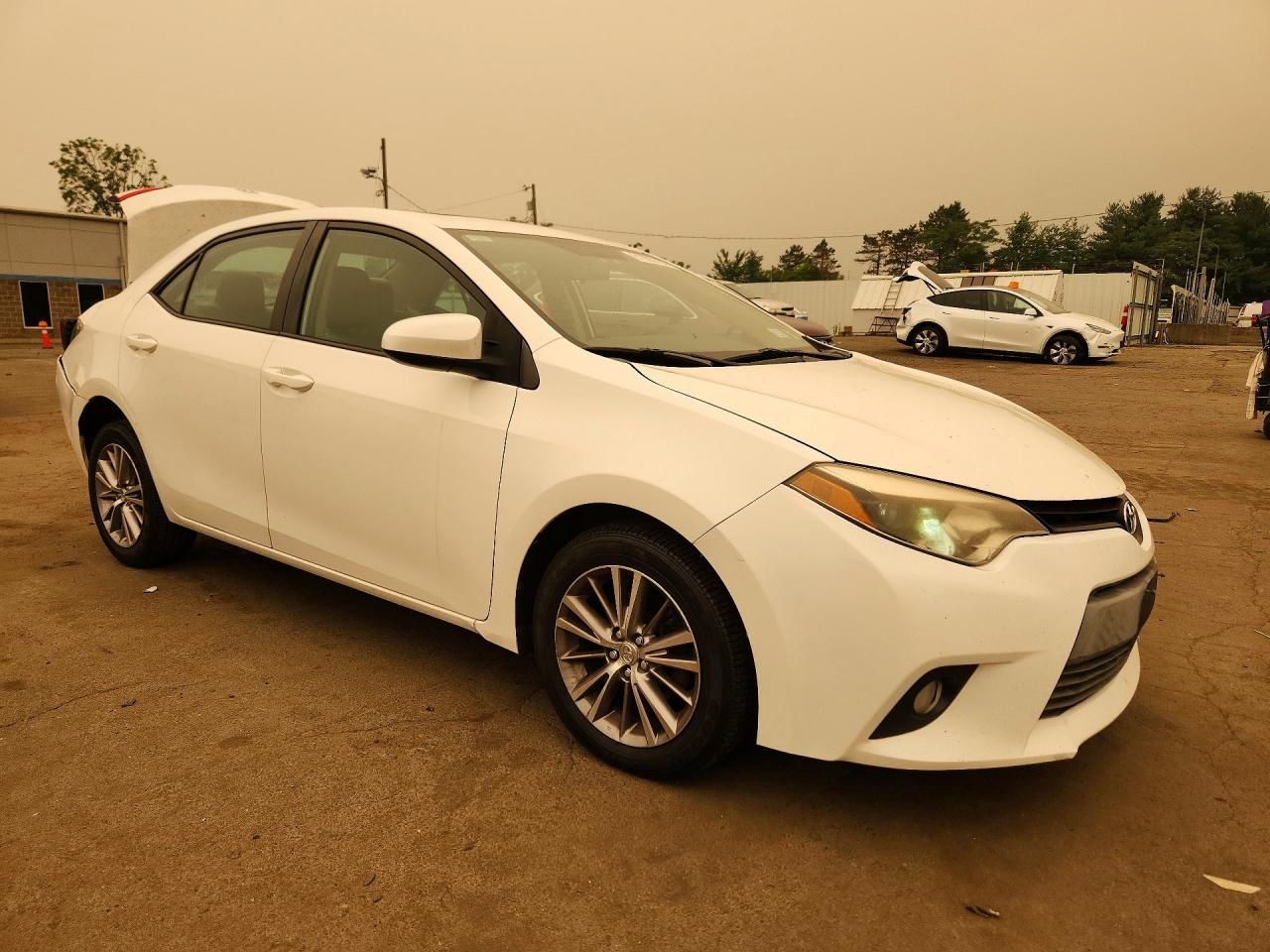 2014 Toyota Corolla Le Plus White vin: 2T1BURHE0EC147241