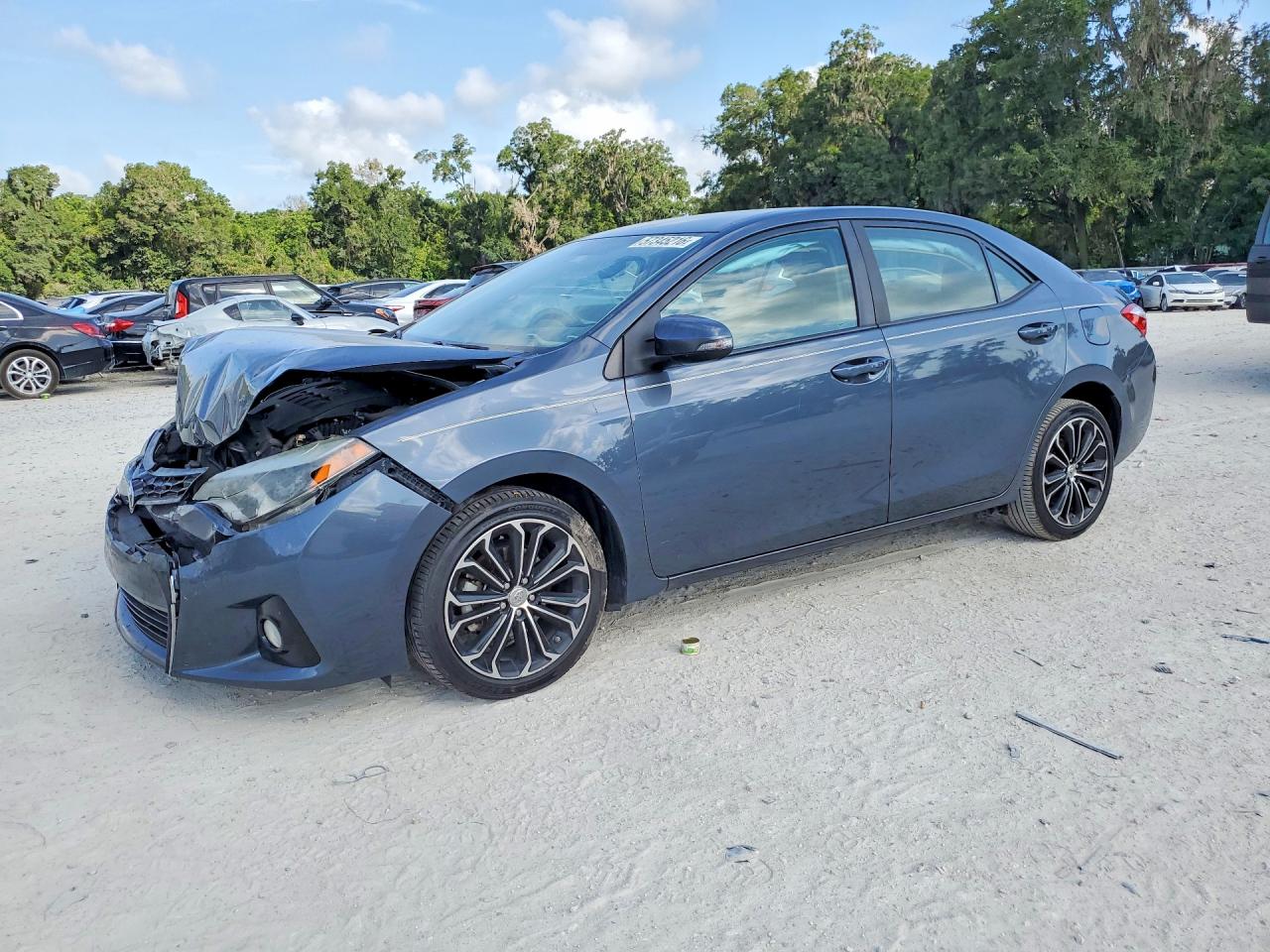 2014 Toyota Corolla S Plus Gray vin: 2T1BURHE0EC148700