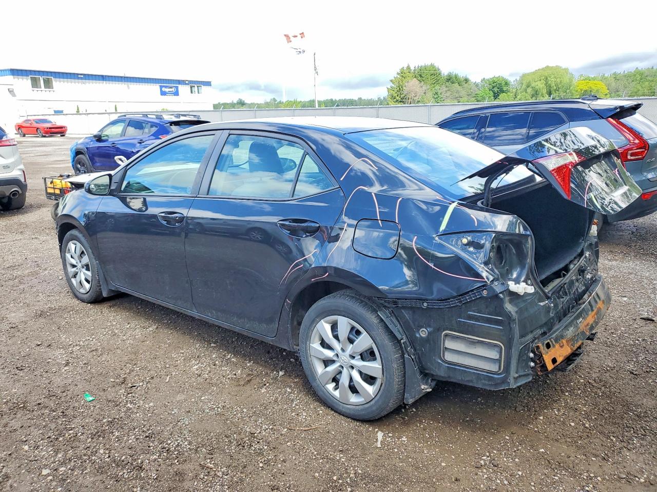 2014 Toyota Corolla L Black vin: 2T1BURHE0EC149460