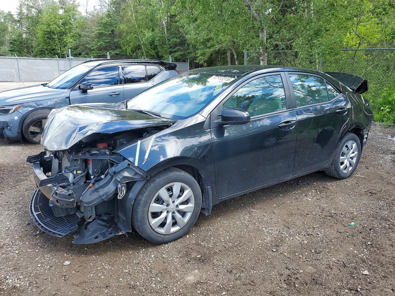 2014 Toyota Corolla L Black vin: 2T1BURHE0EC149460
