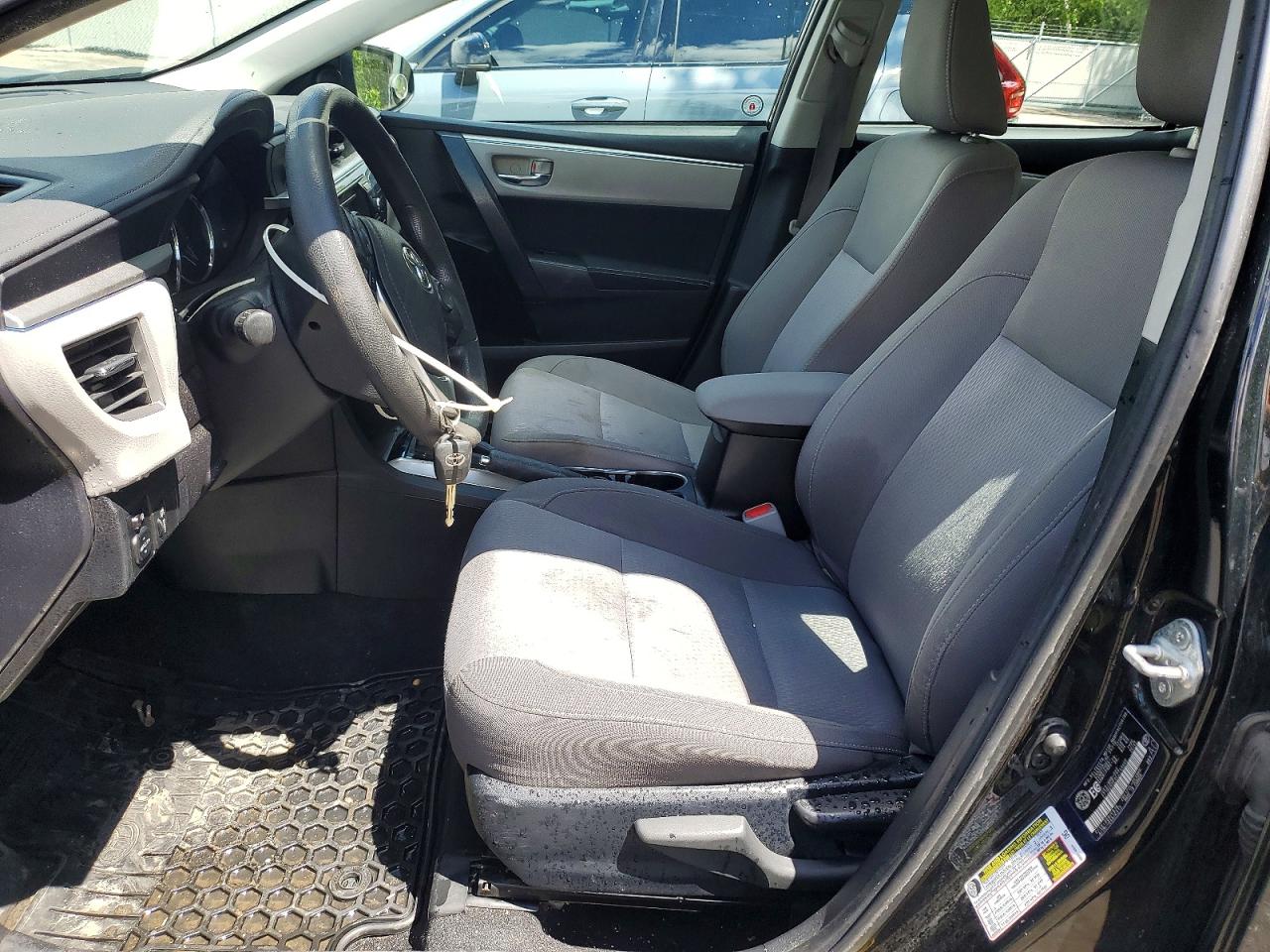 2014 Toyota Corolla L Black vin: 2T1BURHE0EC149460