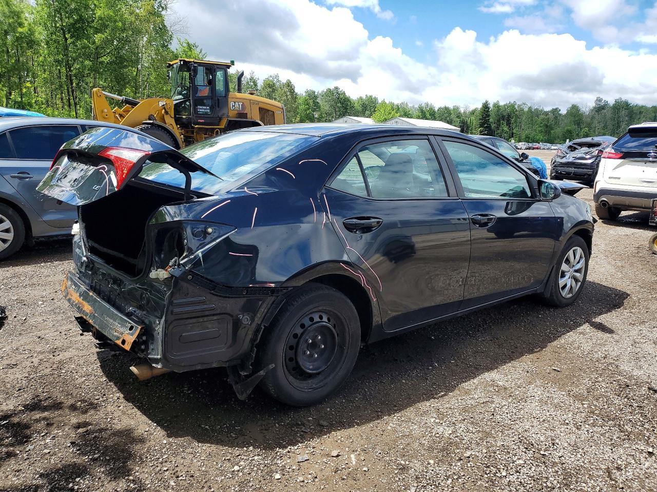 2014 Toyota Corolla L Black vin: 2T1BURHE0EC149460