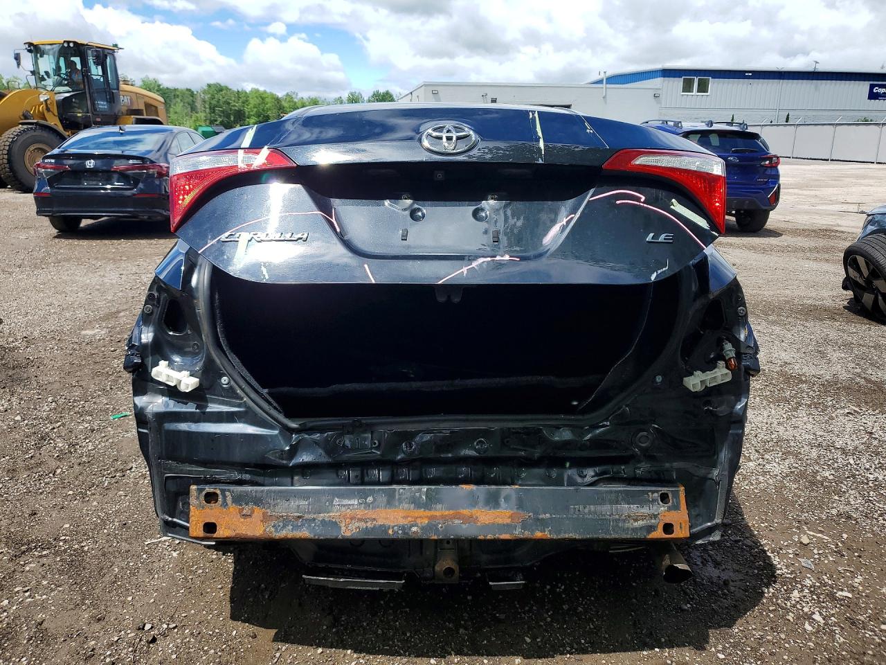 2014 Toyota Corolla L Black vin: 2T1BURHE0EC149460