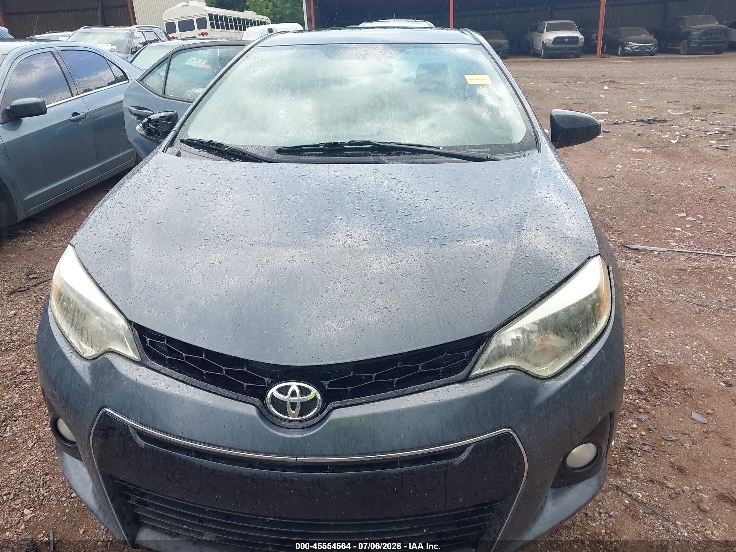 2014 Toyota Corolla S Plus Black vin: 2T1BURHE0EC150821