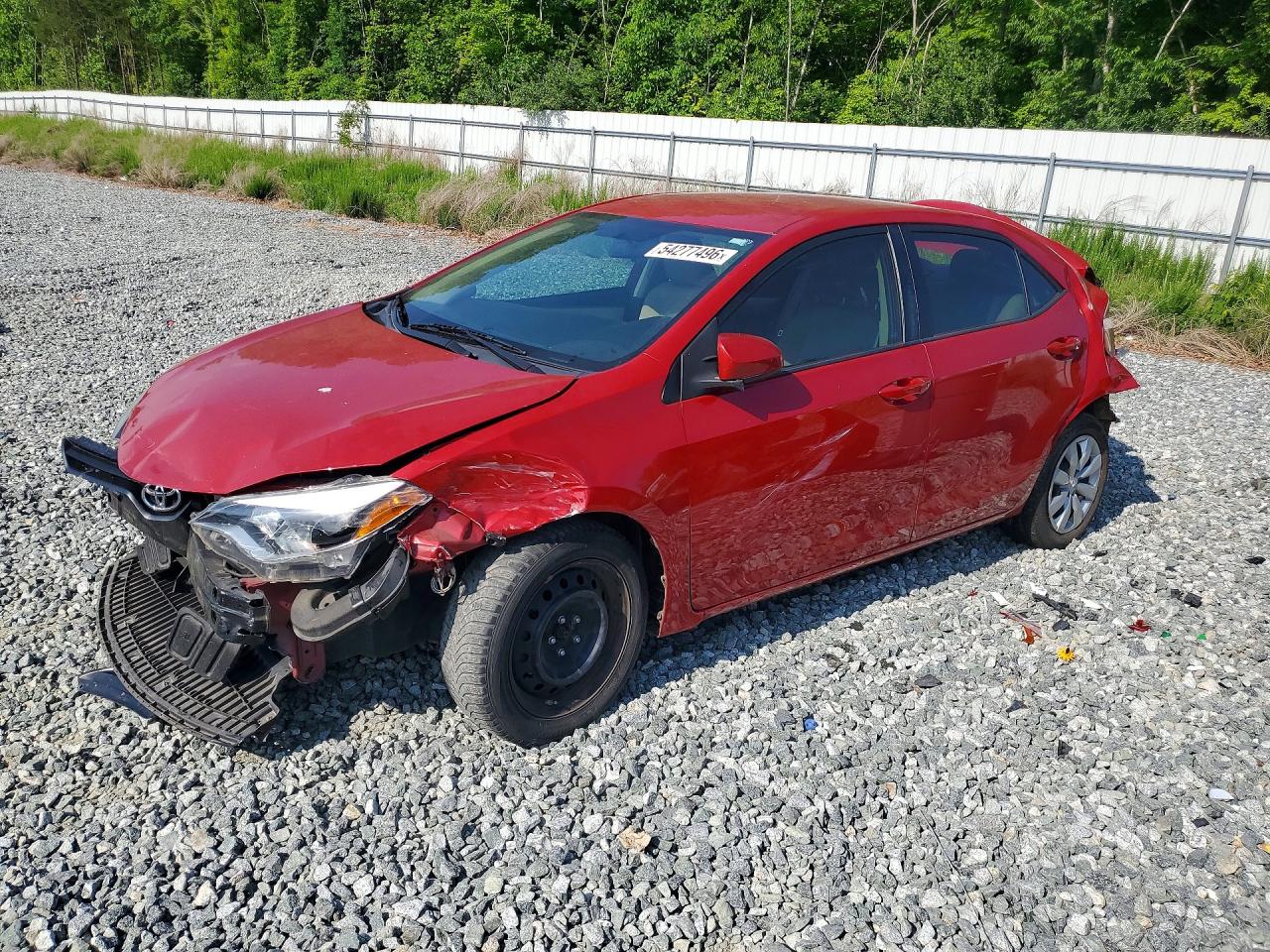 2014 Toyota Corolla Le Red vin: 2T1BURHE0EC151354