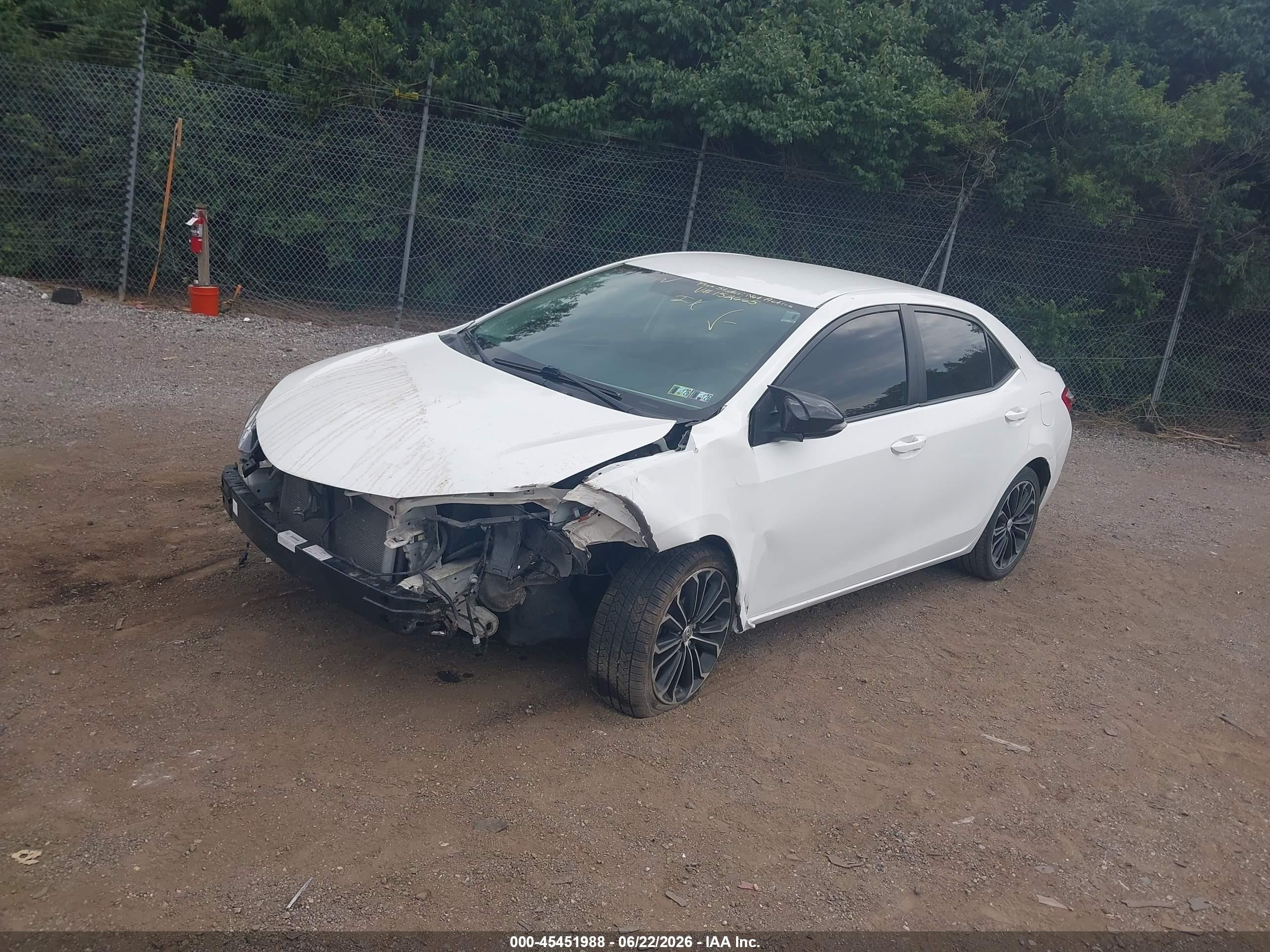 2014 Toyota Corolla S Plus White vin: 2T1BURHE0EC152665