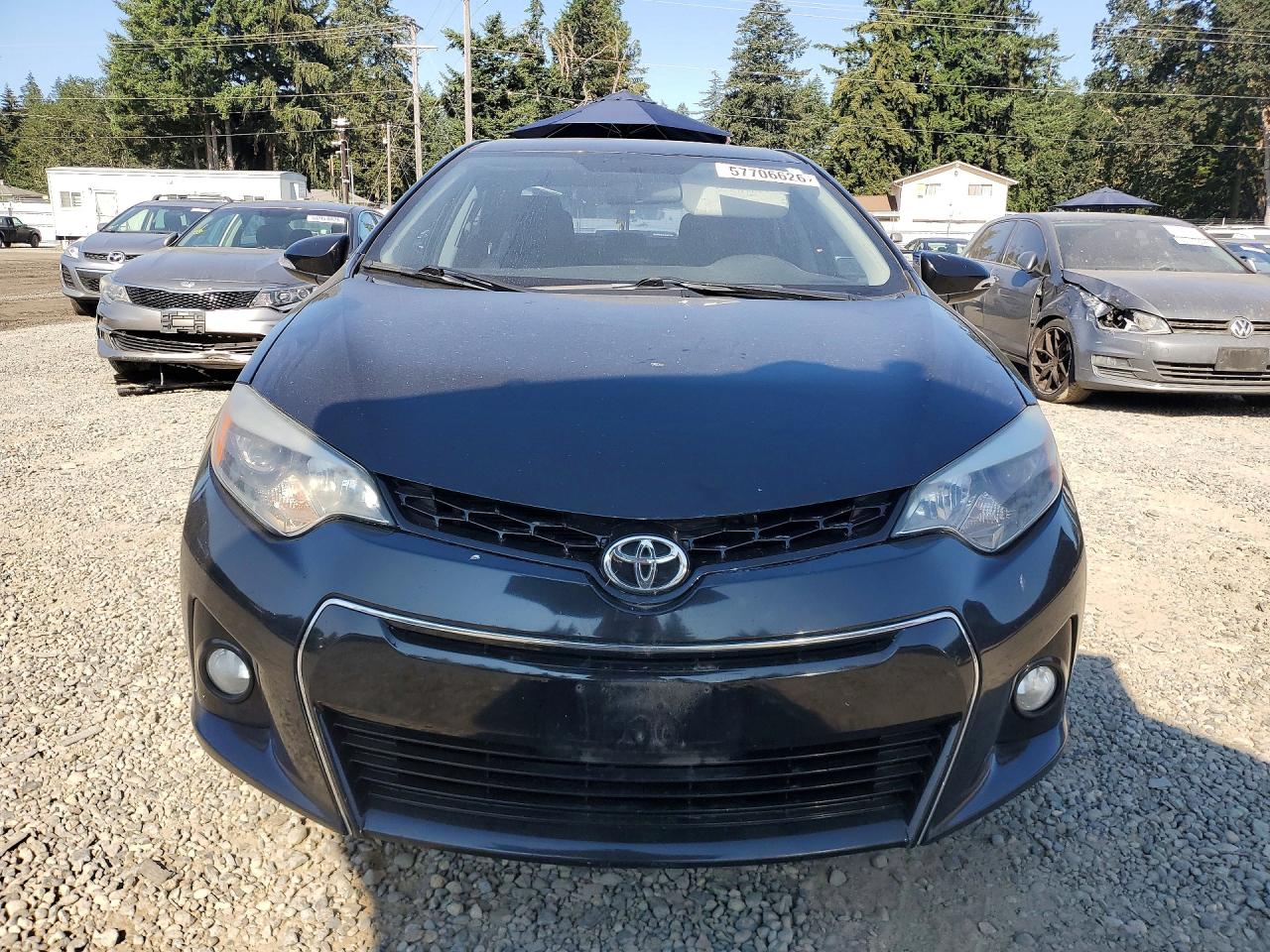 2014 Toyota Corolla S Plus Black vin: 2T1BURHE0EC154531