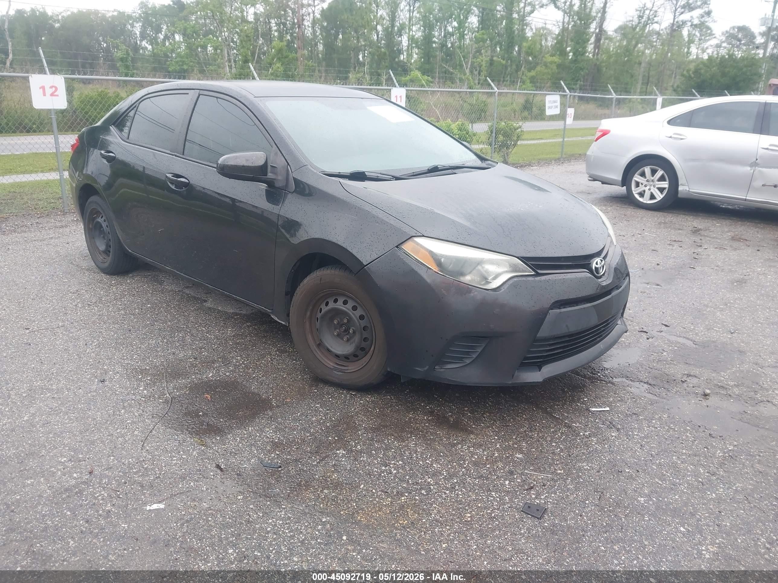 2014 Toyota Corolla L Black vin: 2T1BURHE0EC169434
