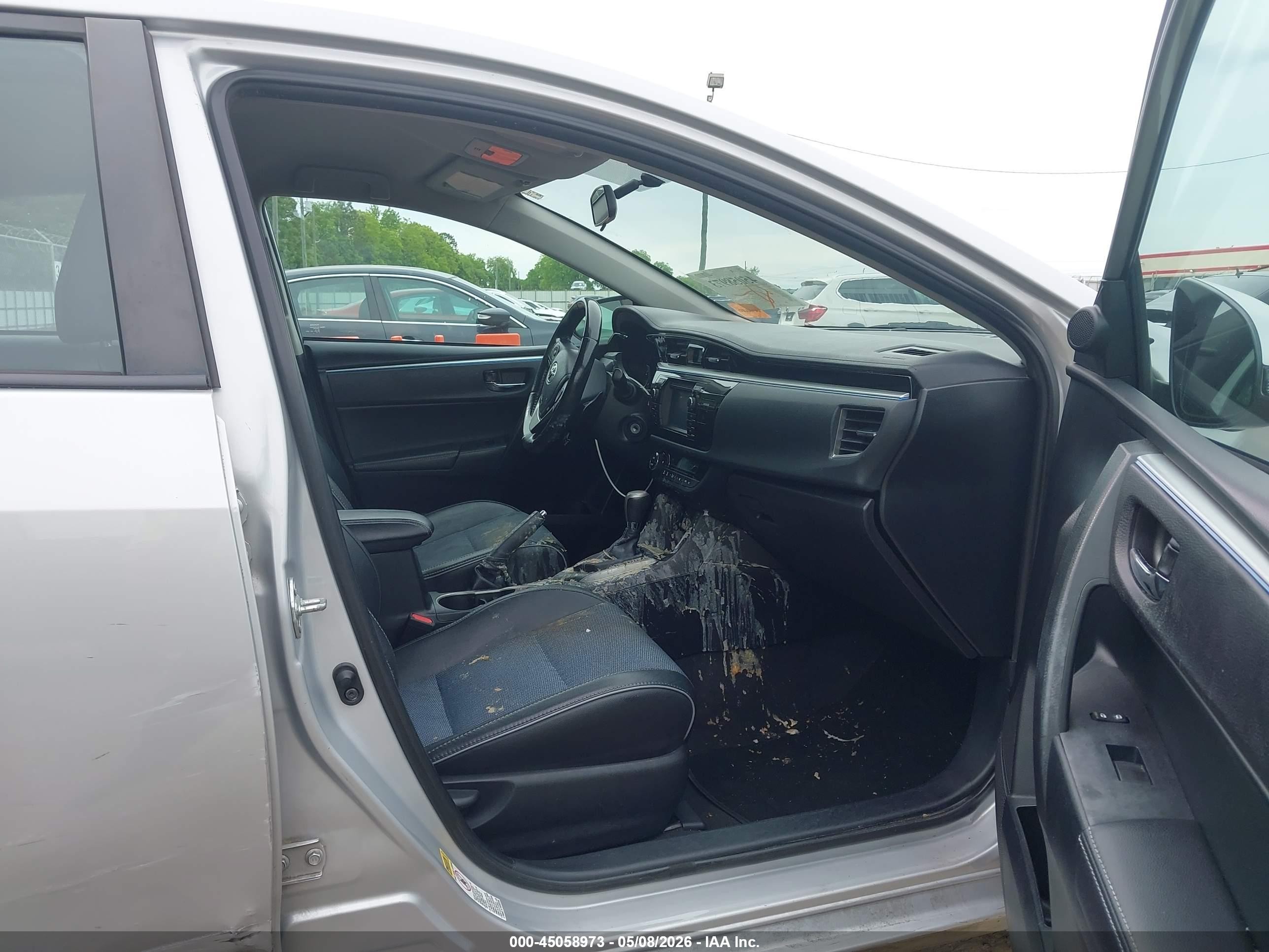 2014 Toyota Corolla S Plus Silver vin: 2T1BURHE0EC174973