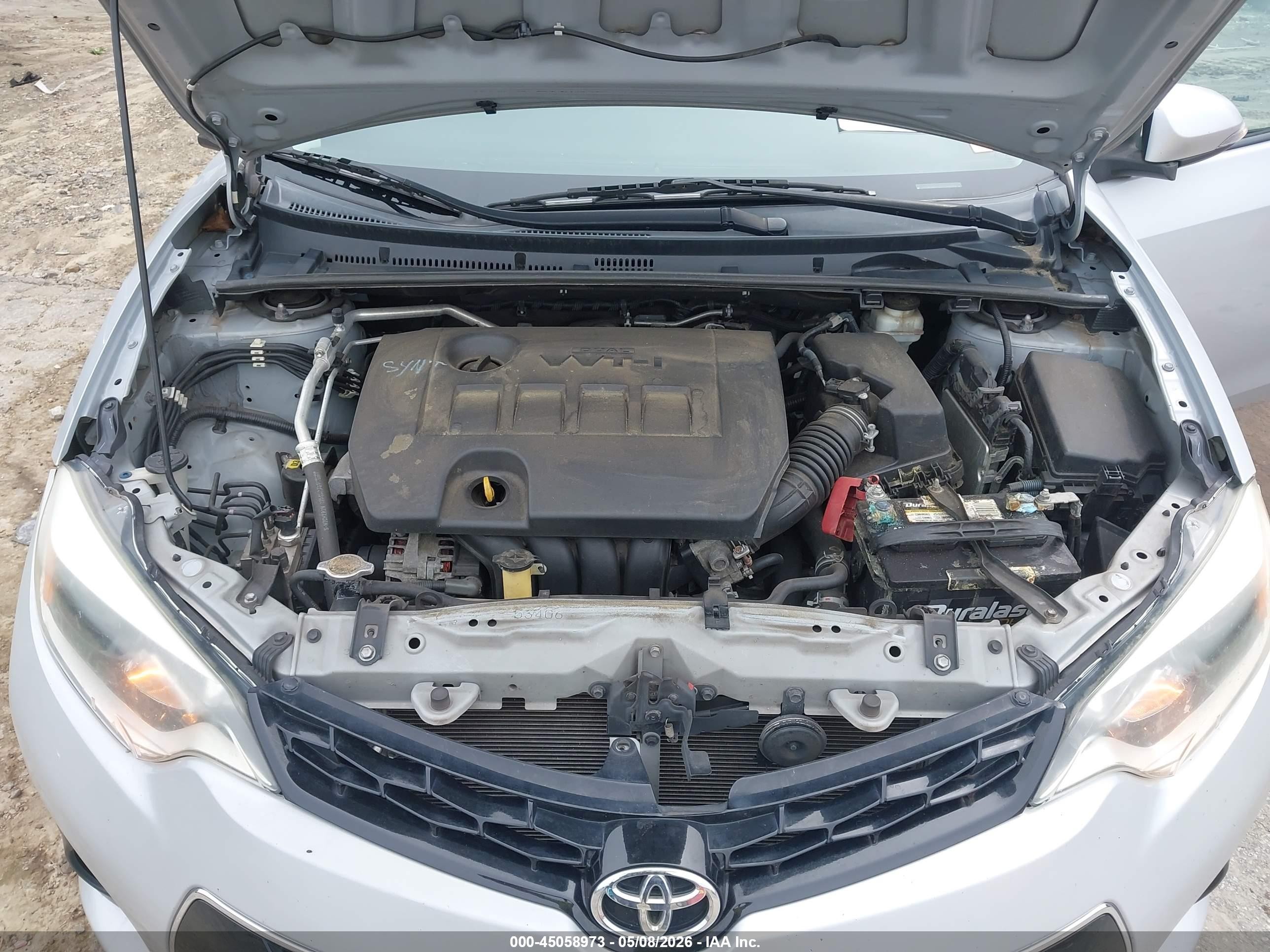 2014 Toyota Corolla S Plus Silver vin: 2T1BURHE0EC174973
