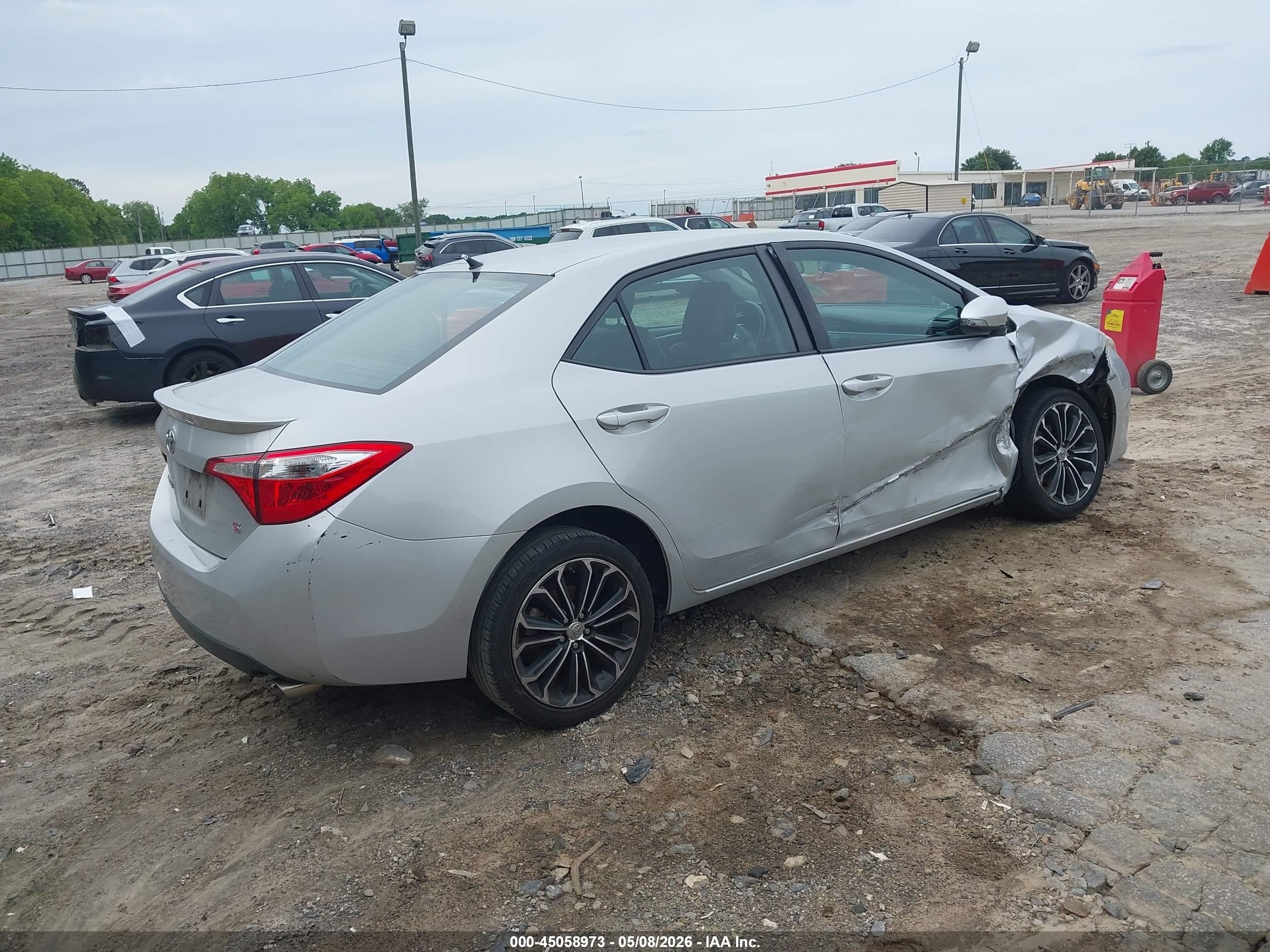 2014 Toyota Corolla S Plus Silver vin: 2T1BURHE0EC174973