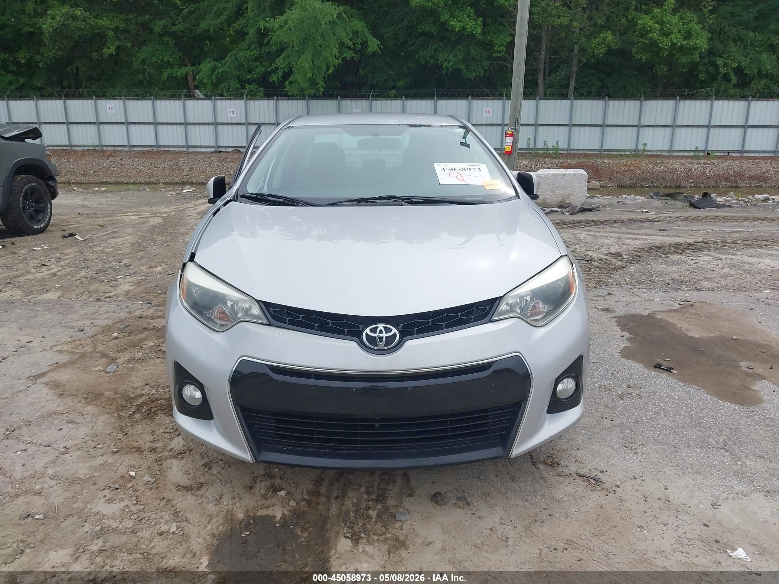 2014 Toyota Corolla S Plus Silver vin: 2T1BURHE0EC174973