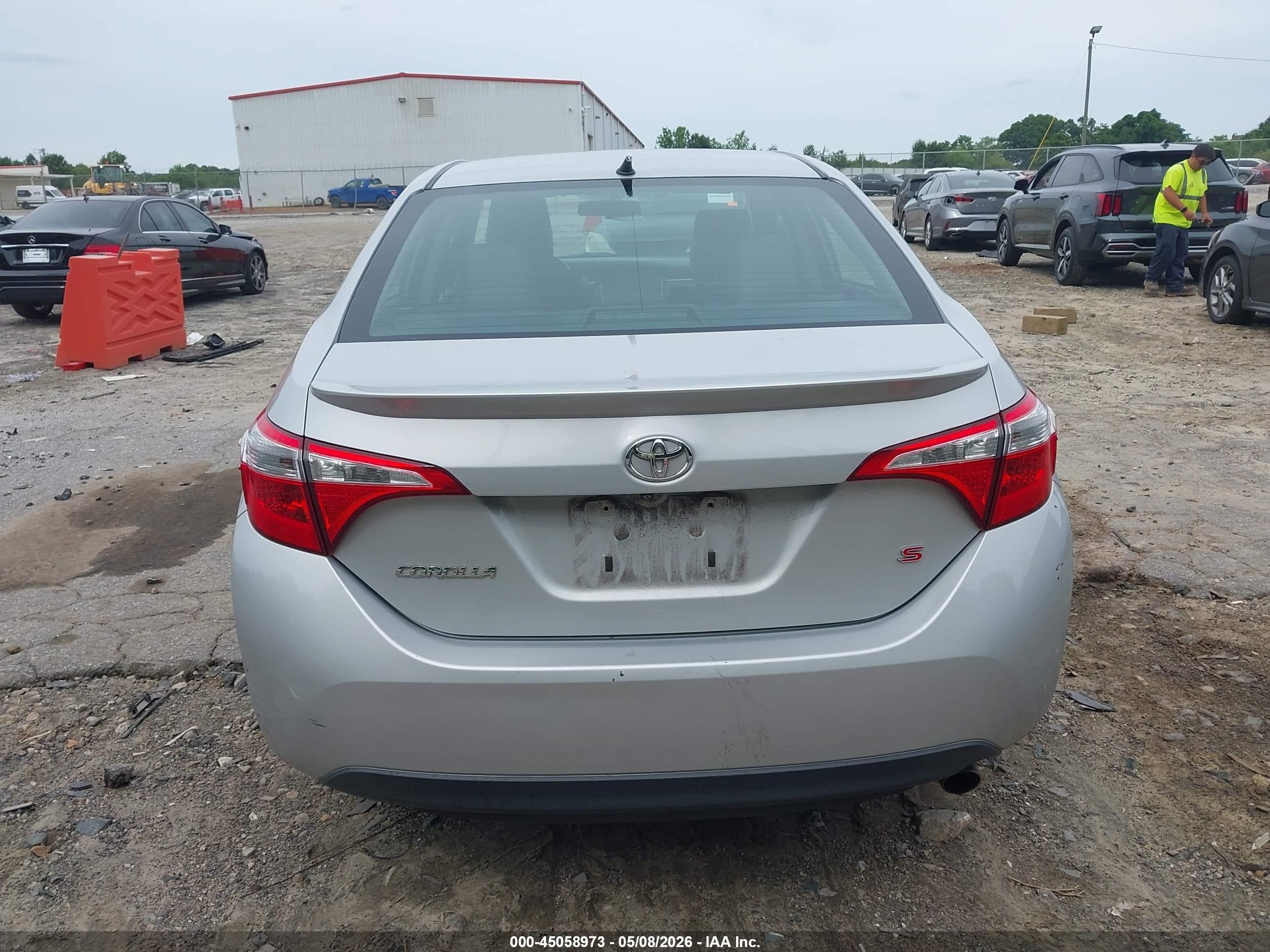 2014 Toyota Corolla S Plus Silver vin: 2T1BURHE0EC174973