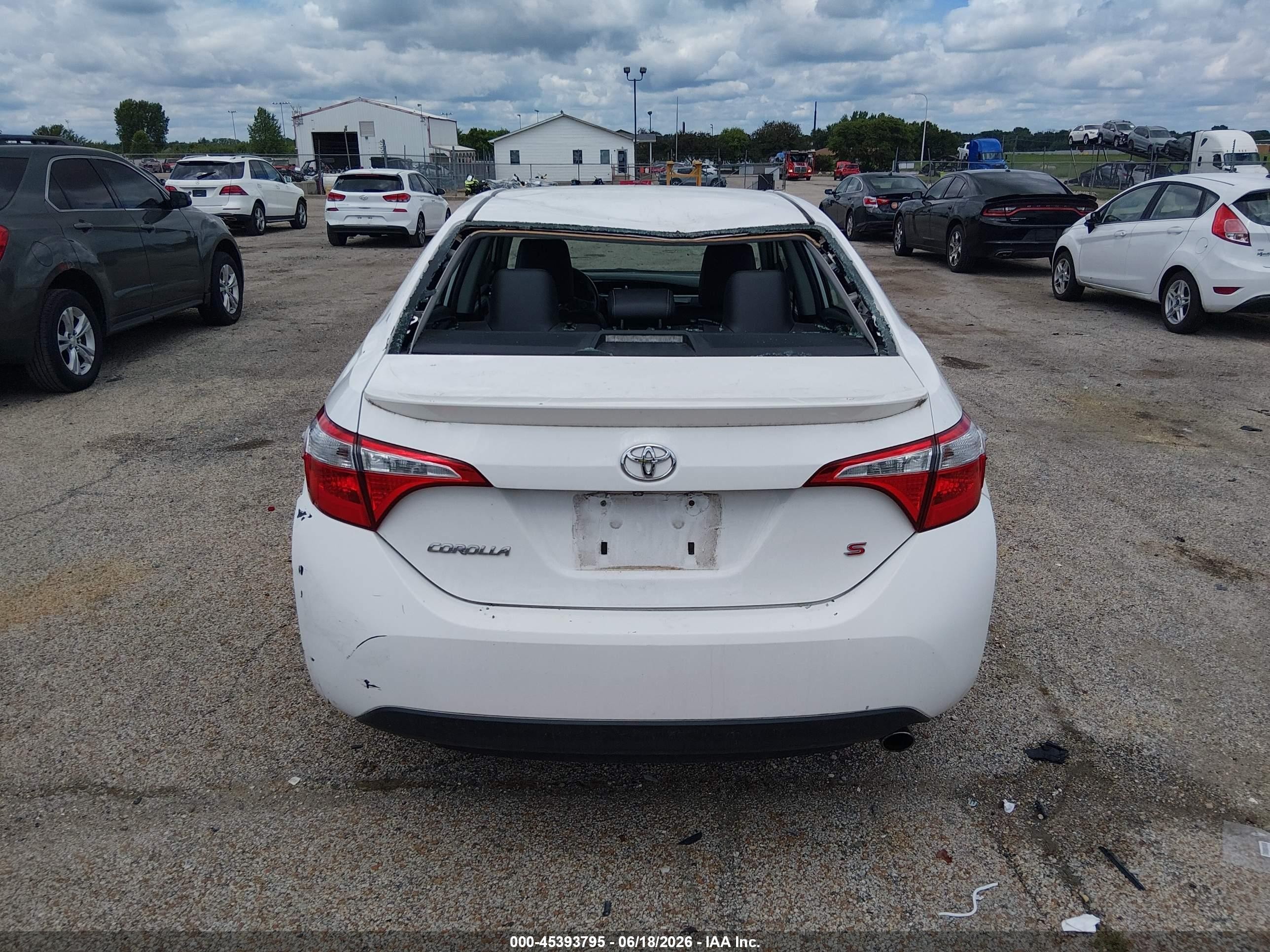 2014 Toyota Corolla S Plus White vin: 2T1BURHE0EC178571
