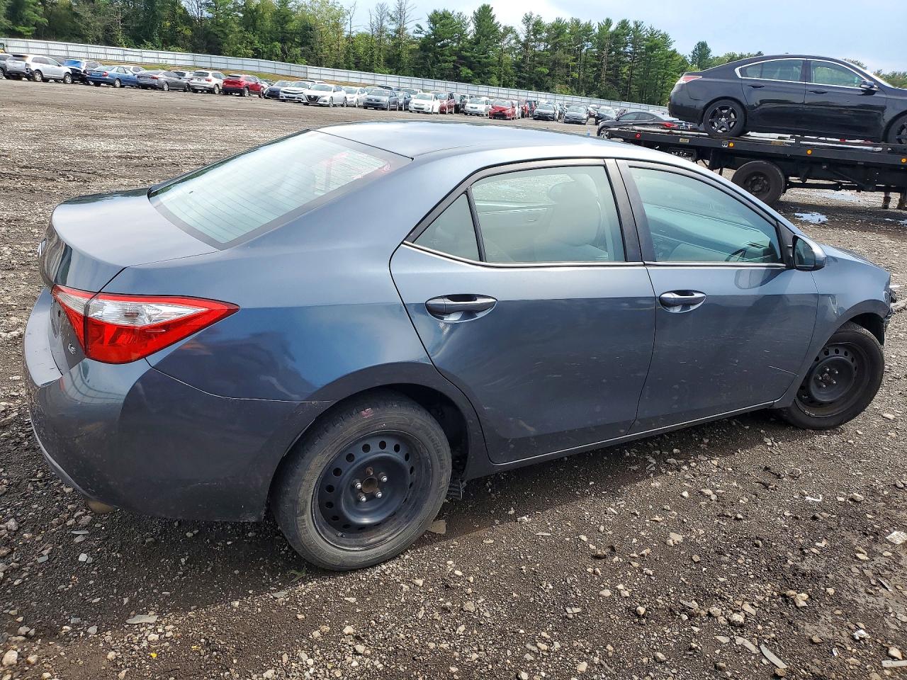 2014 Toyota Corolla Le Blue vin: 2T1BURHE0EC197685