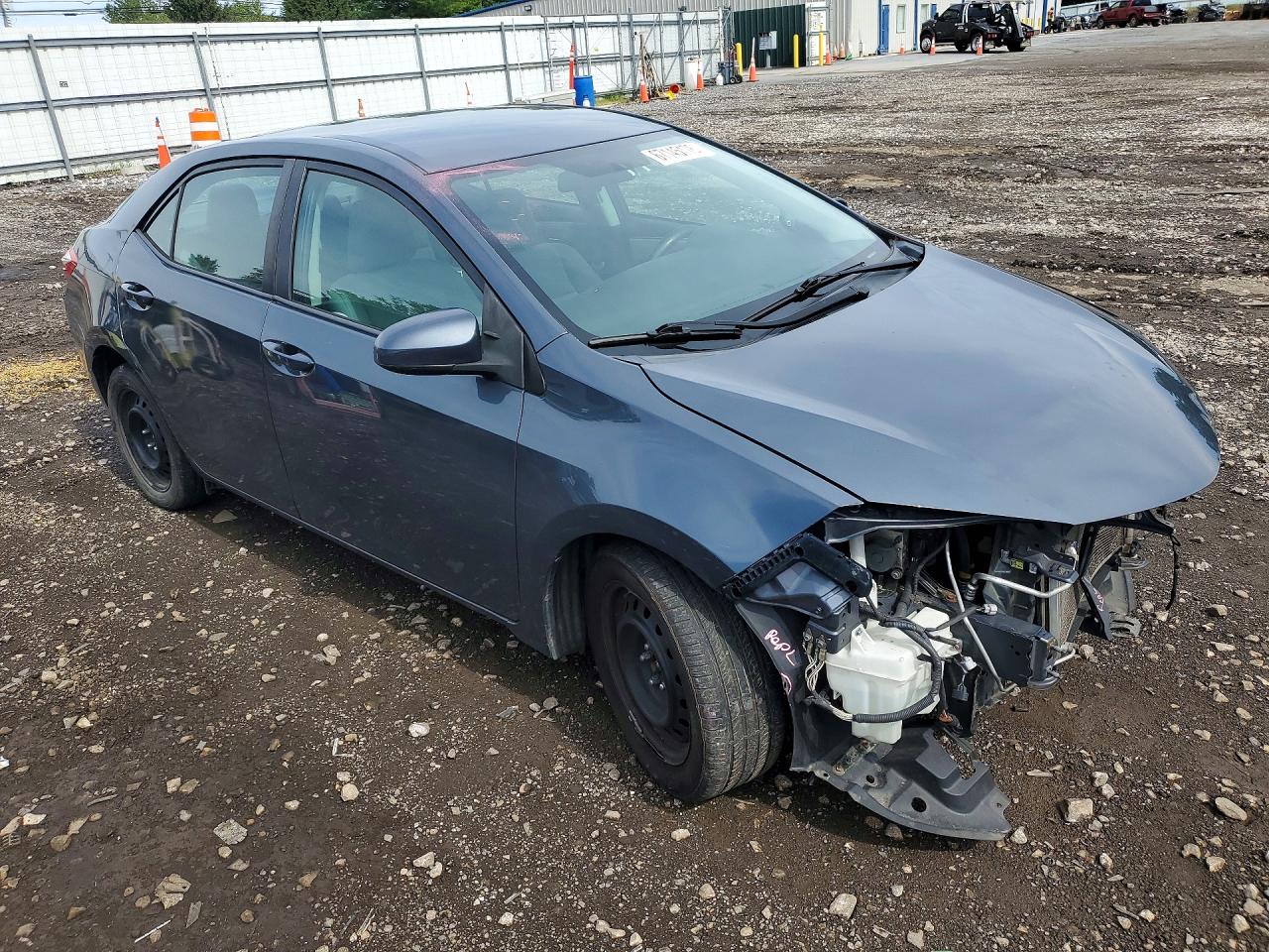 2014 Toyota Corolla Le Blue vin: 2T1BURHE0EC197685