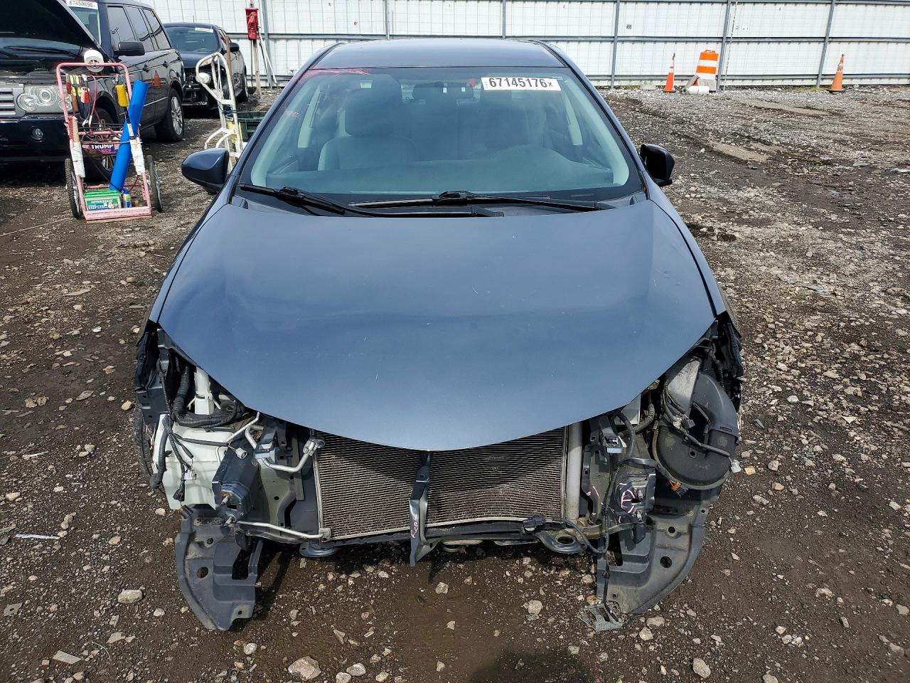 2014 Toyota Corolla Le Blue vin: 2T1BURHE0EC197685