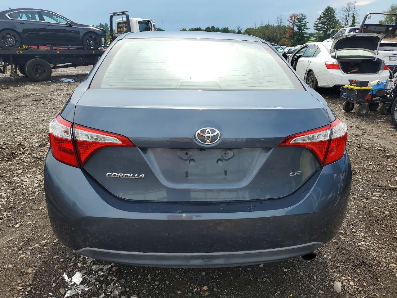2014 Toyota Corolla Le Blue vin: 2T1BURHE0EC197685