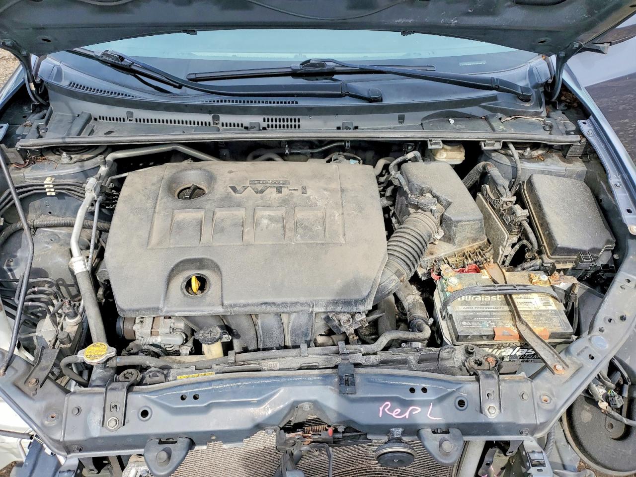 2014 Toyota Corolla Le Blue vin: 2T1BURHE0EC197685