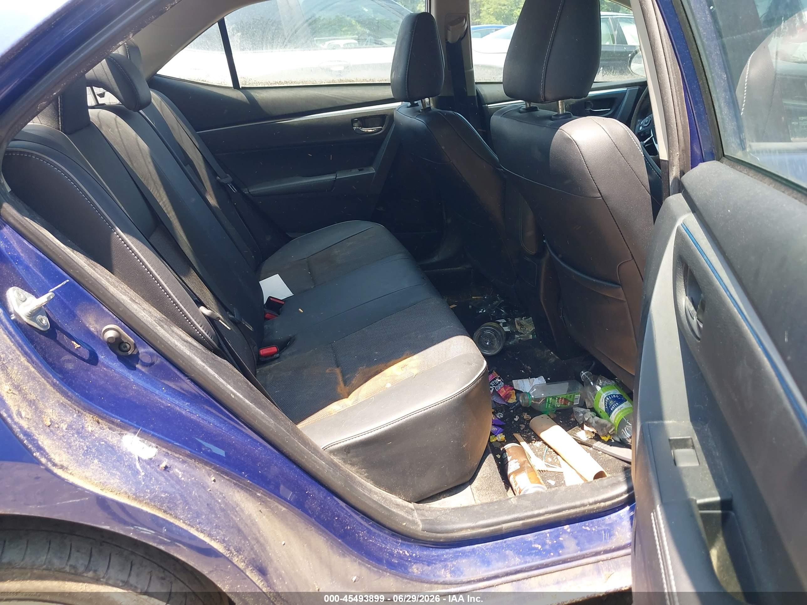 2014 Toyota Corolla S Plus Blue vin: 2T1BURHE0EC197718