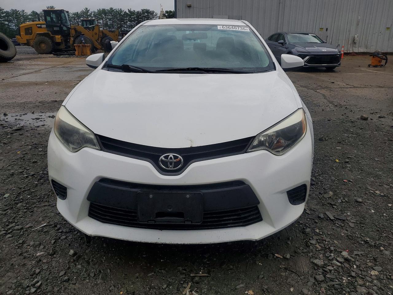 2014 Toyota Corolla Le White vin: 2T1BURHE0EC200150