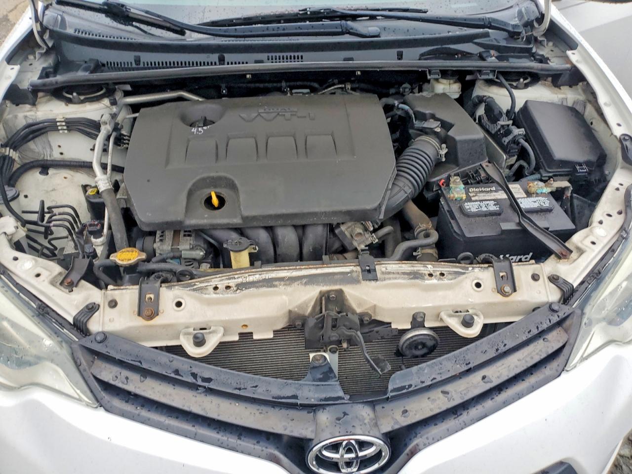 2014 Toyota Corolla Le White vin: 2T1BURHE0EC200150