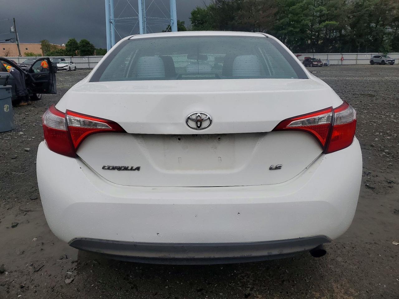 2014 Toyota Corolla Le White vin: 2T1BURHE0EC200150