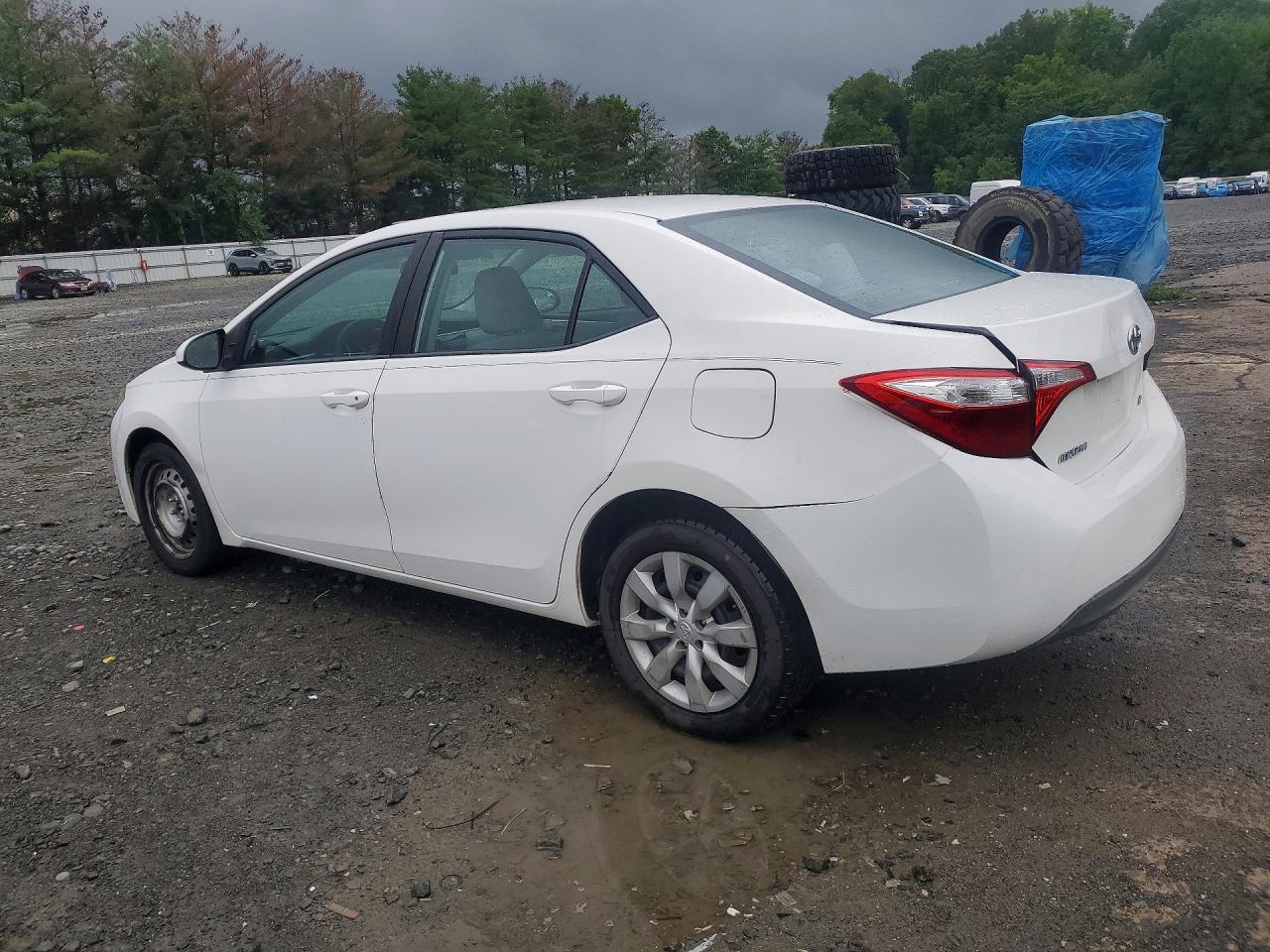 2014 Toyota Corolla Le White vin: 2T1BURHE0EC200150
