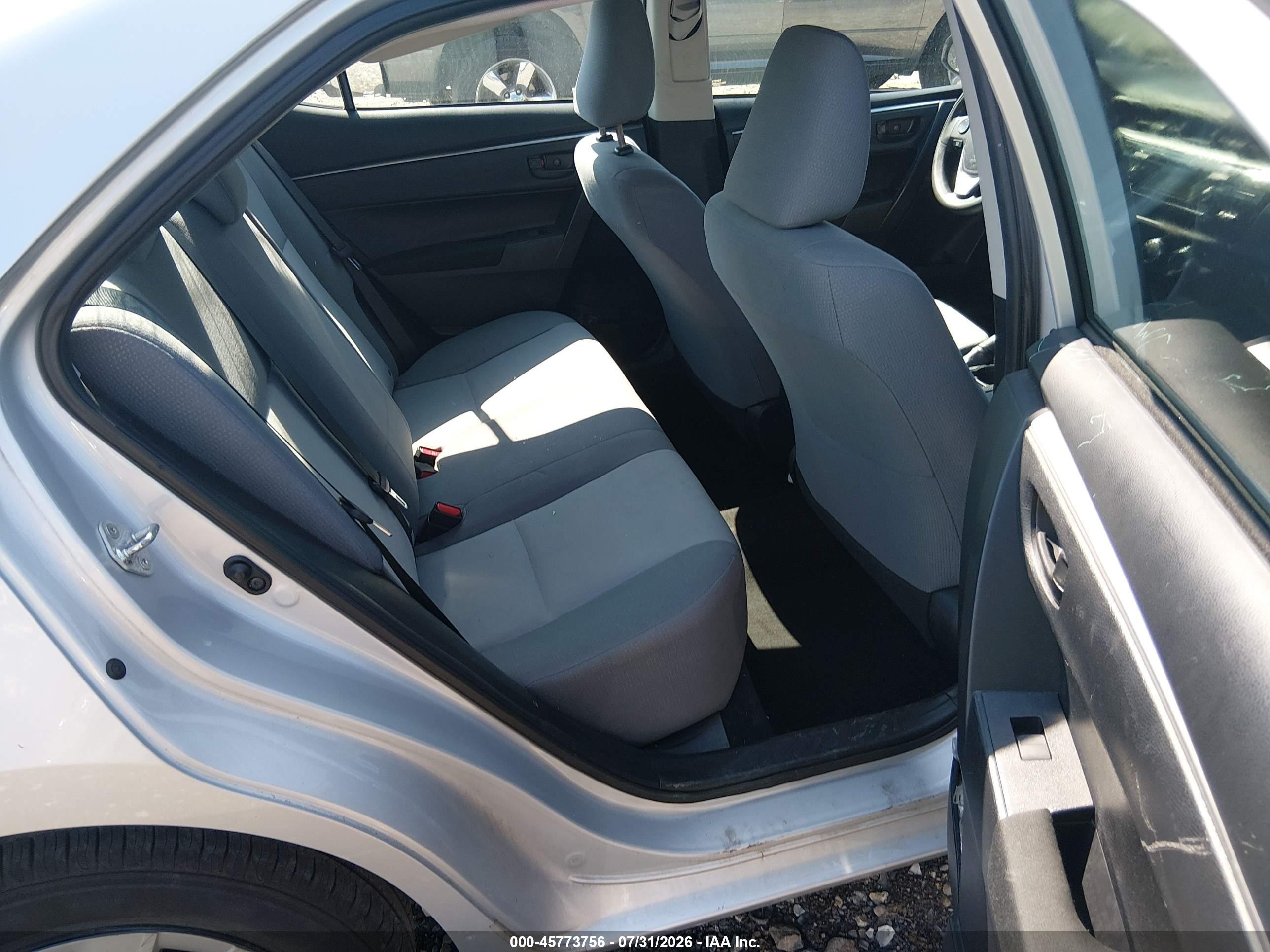2014 Toyota Corolla L Серебряный vin: 2T1BURHE0EC201850