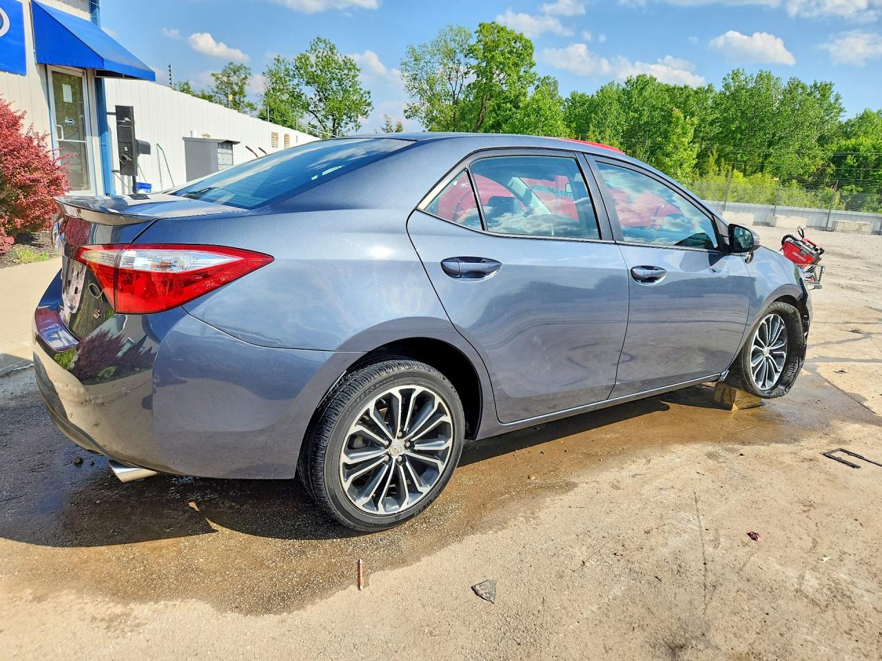 2014 Toyota Corolla S Plus Gray vin: 2T1BURHE0EC207177