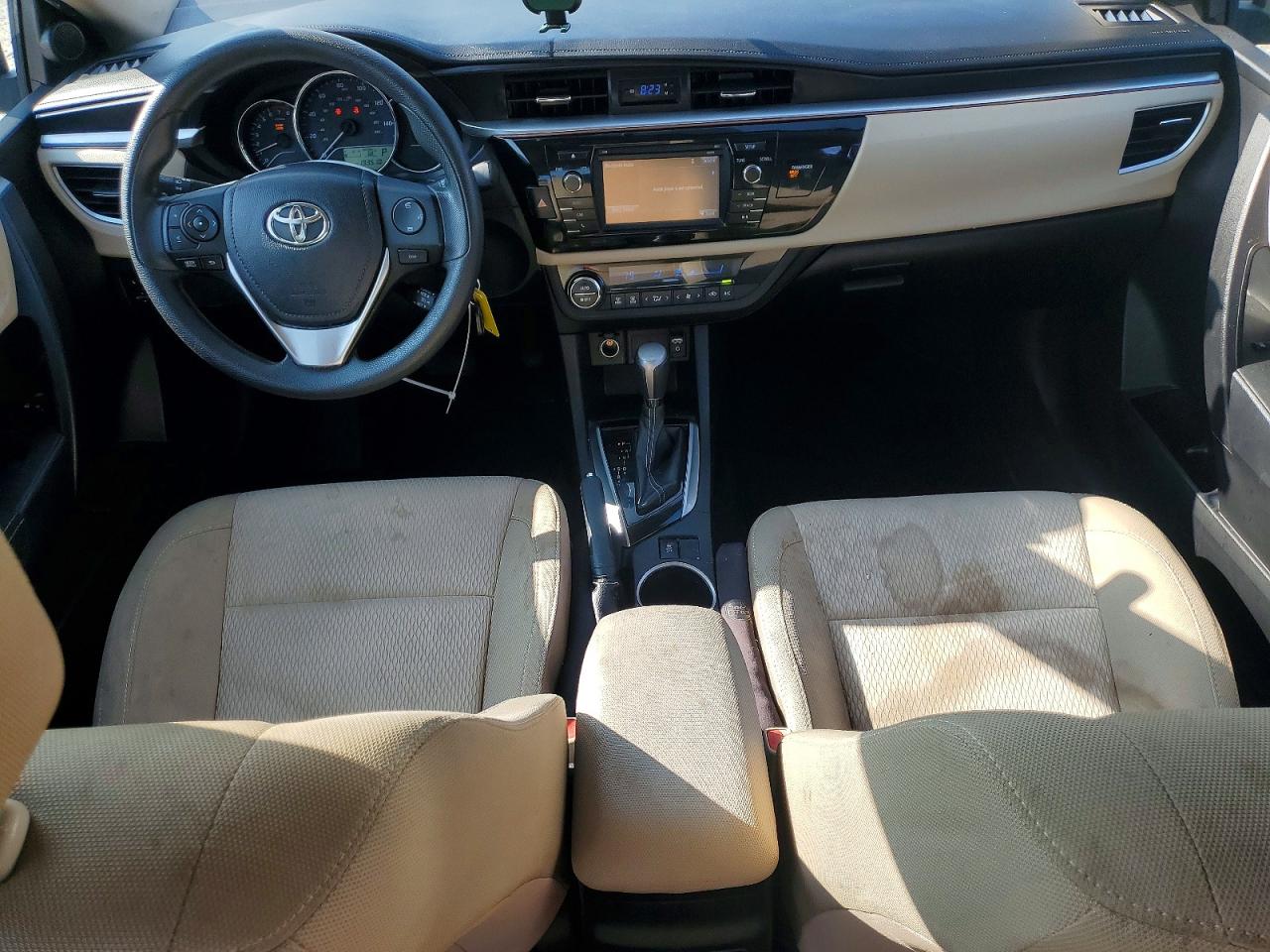 2014 Toyota Corolla Le White vin: 2T1BURHE0EC207499
