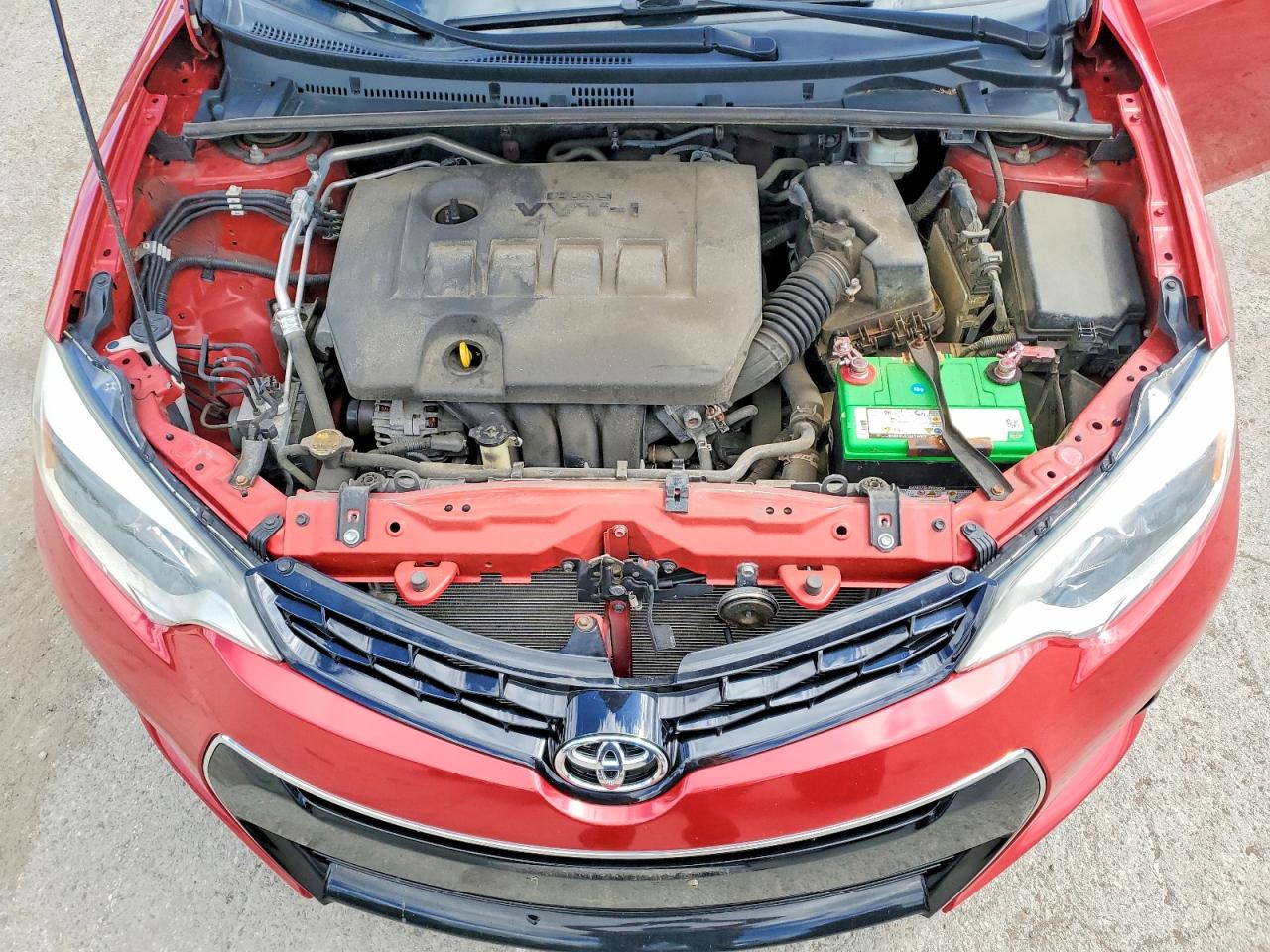 2014 Toyota Corolla S Plus Red vin: 2T1BURHE0EC211486