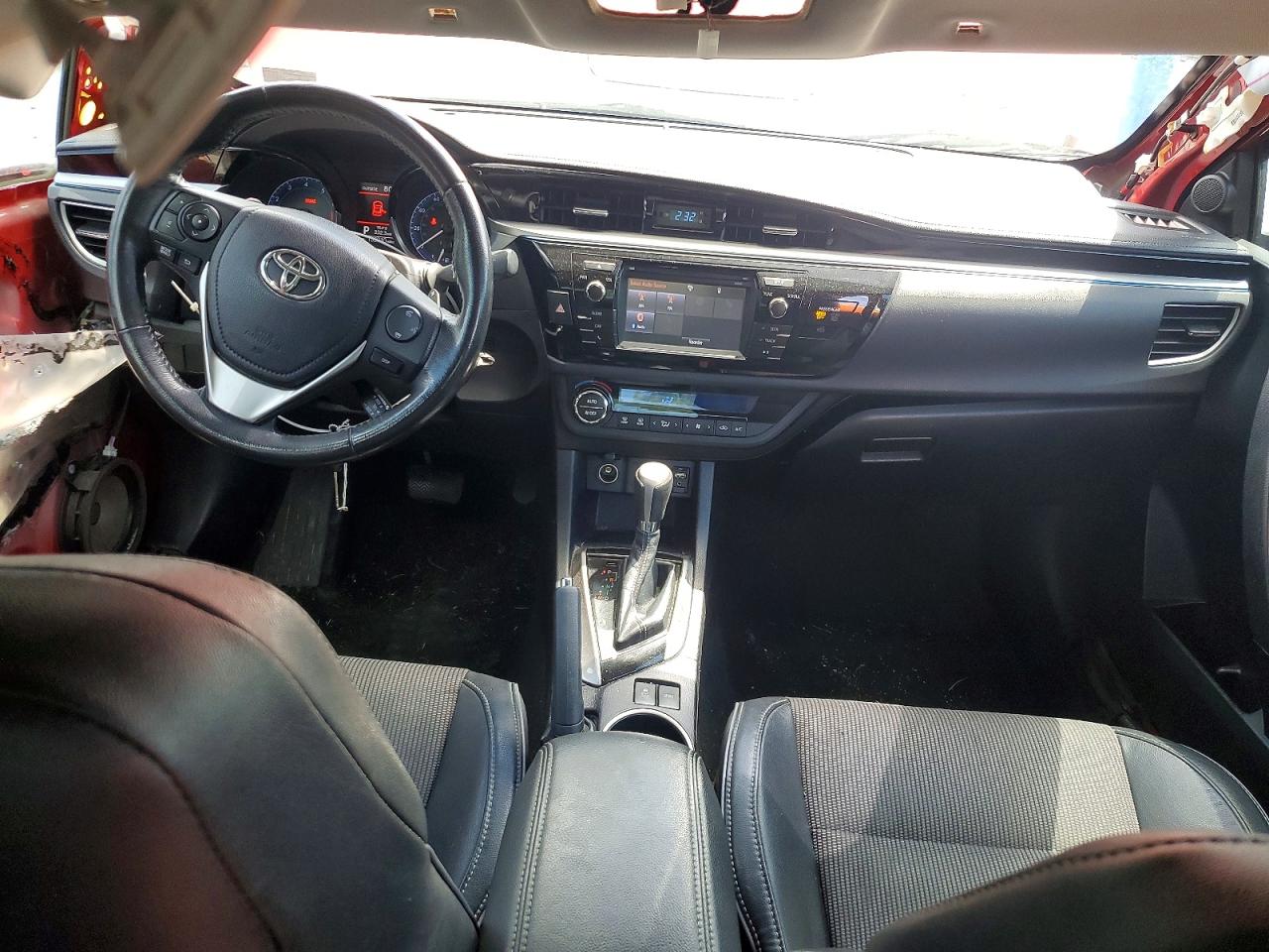 2014 Toyota Corolla S Plus Red vin: 2T1BURHE0EC216493