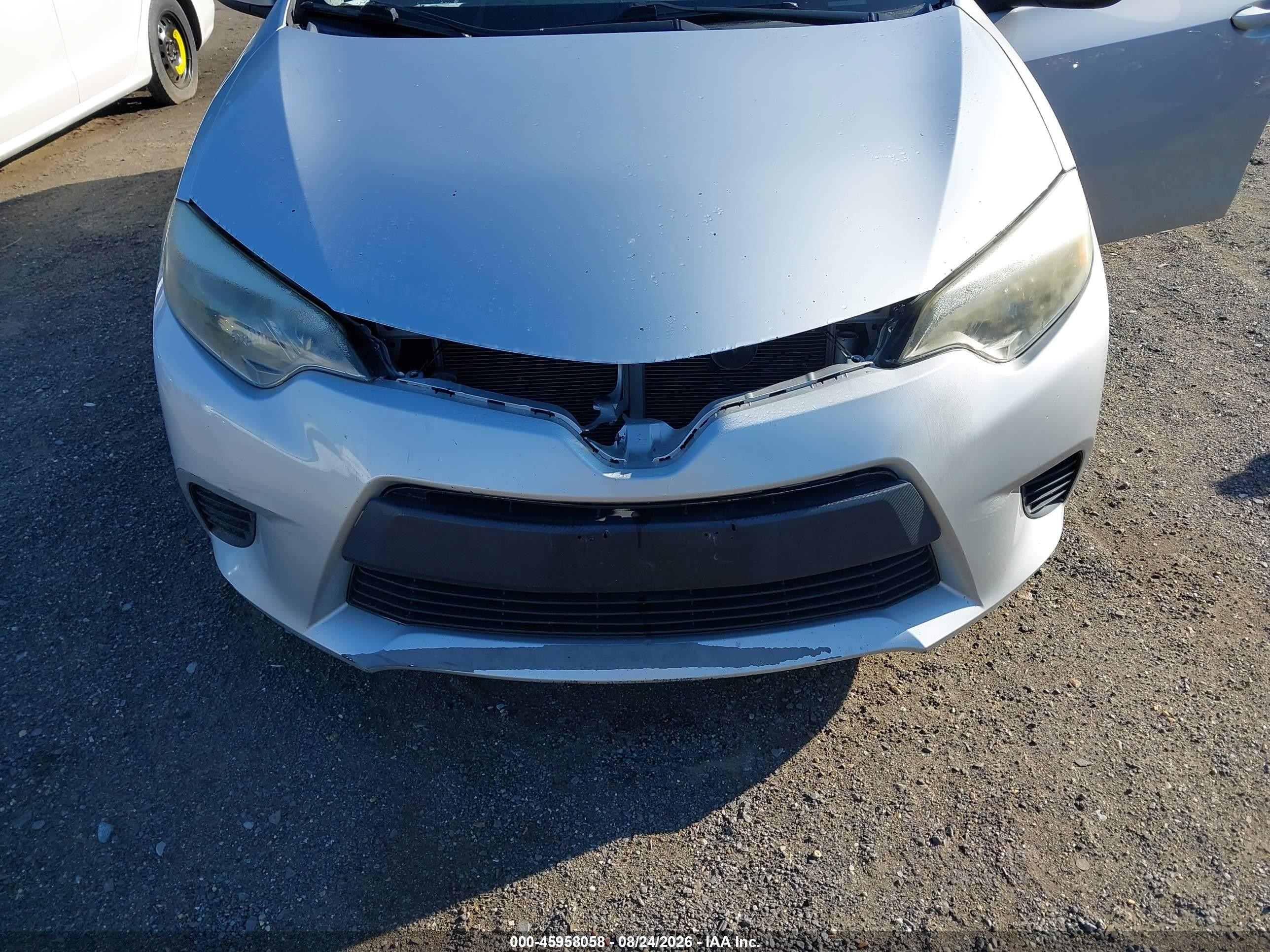 2014 Toyota Corolla Le Silver vin: 2T1BURHE0EC218244