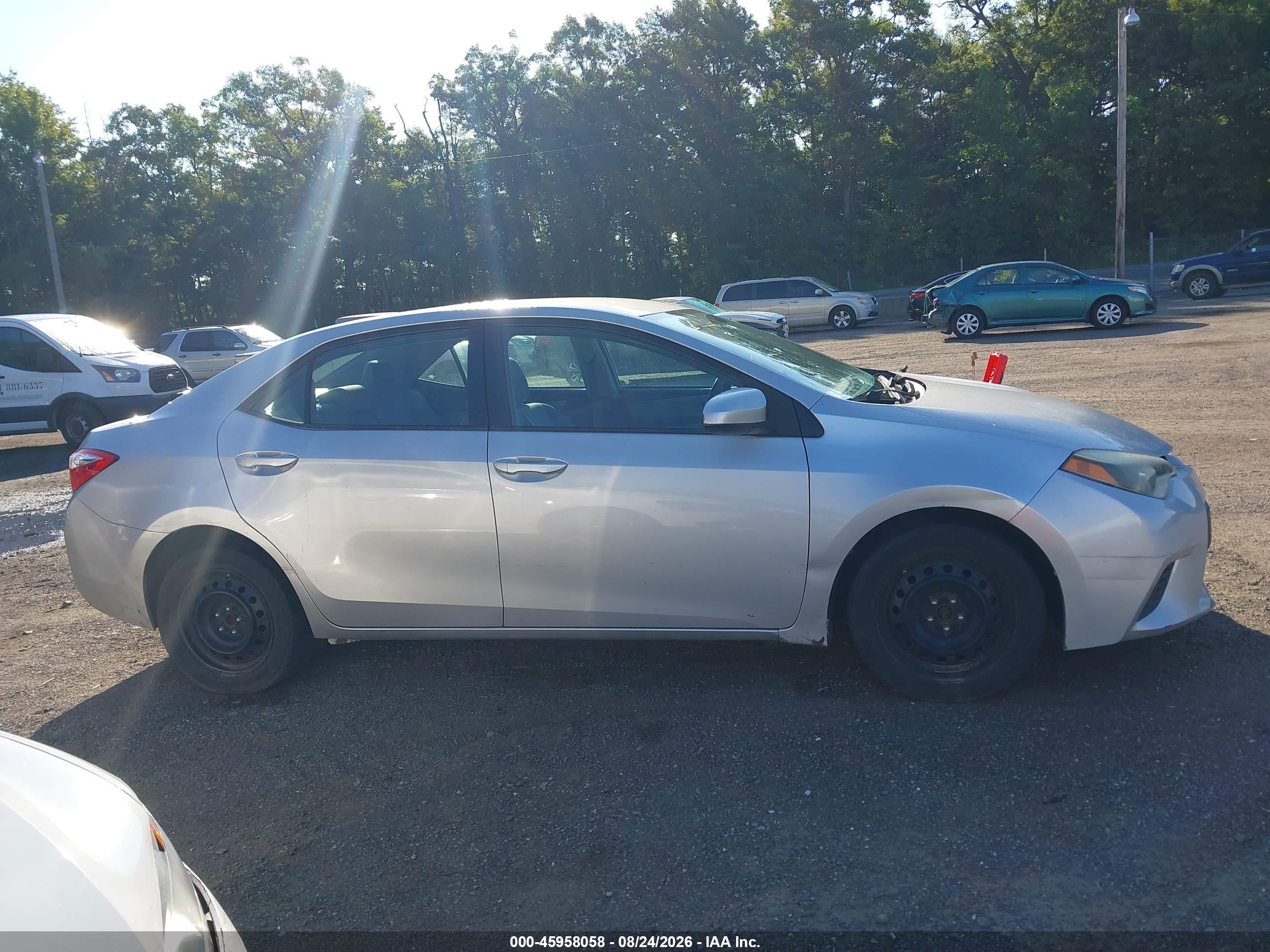 2014 Toyota Corolla Le Silver vin: 2T1BURHE0EC218244