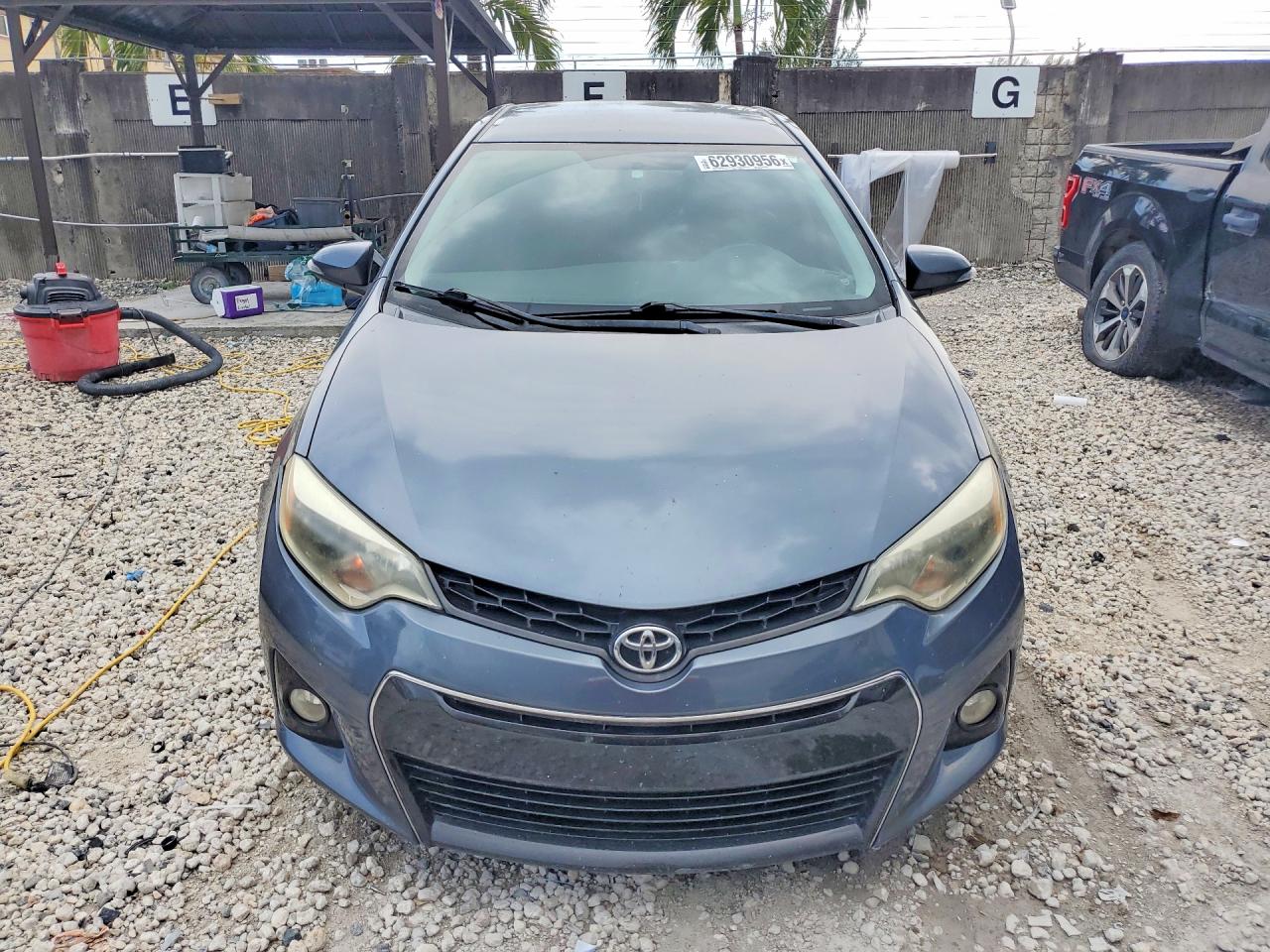 2014 Toyota Corolla S Plus Gray vin: 2T1BURHE0EC218308