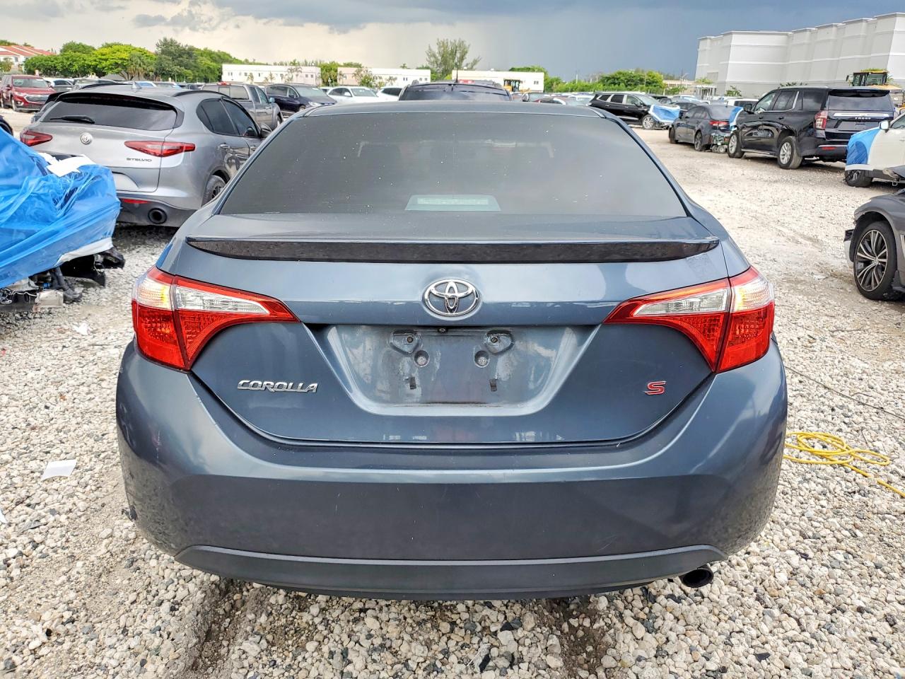 2014 Toyota Corolla S Plus Gray vin: 2T1BURHE0EC218308