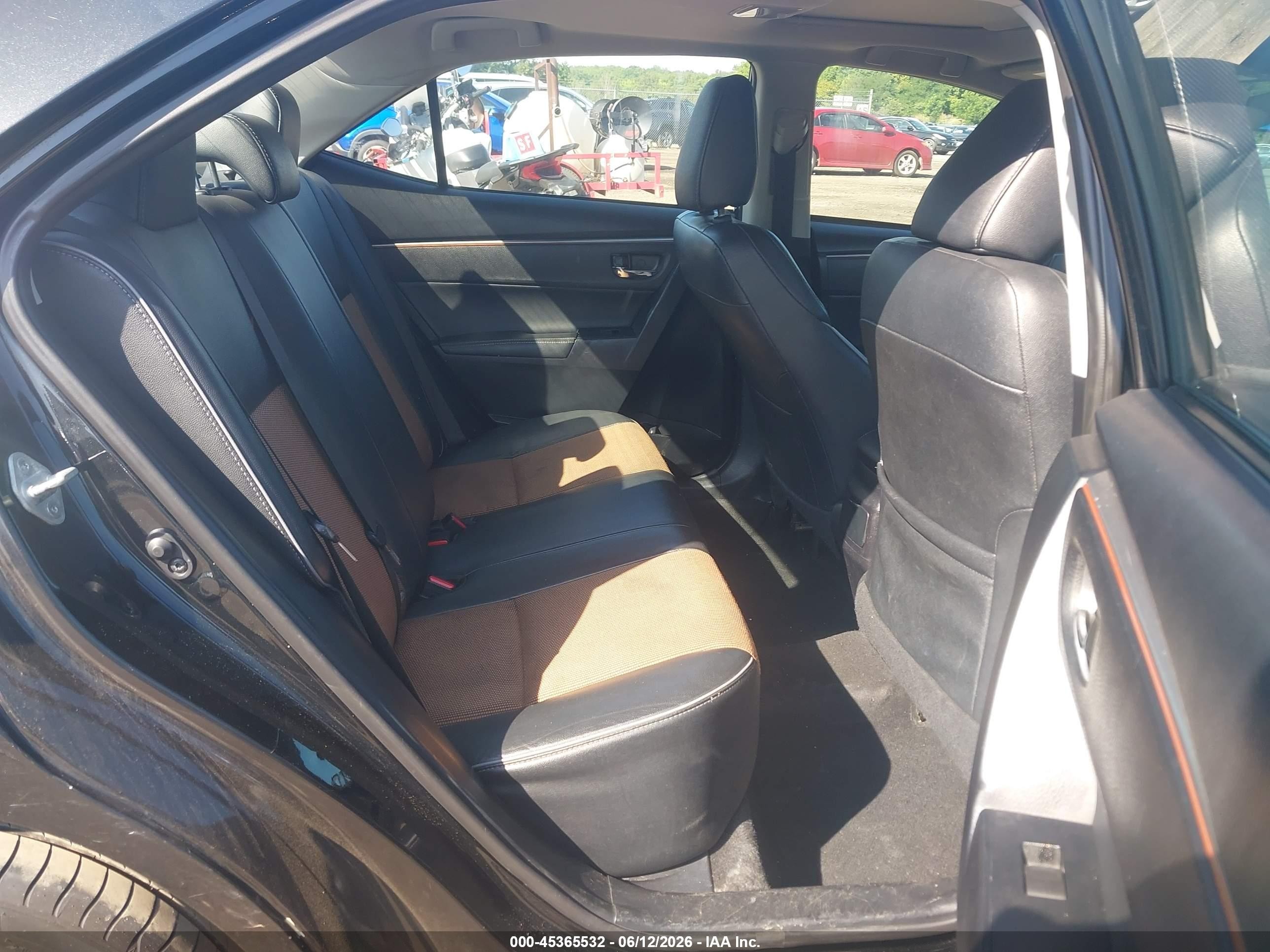 2014 Toyota Corolla S Plus Black vin: 2T1BURHE0EC220401