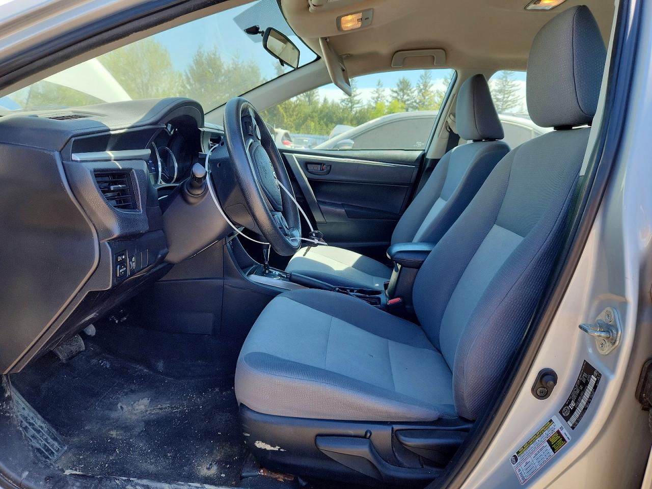2014 Toyota Corolla L Silver vin: 2T1BURHE0EC223265