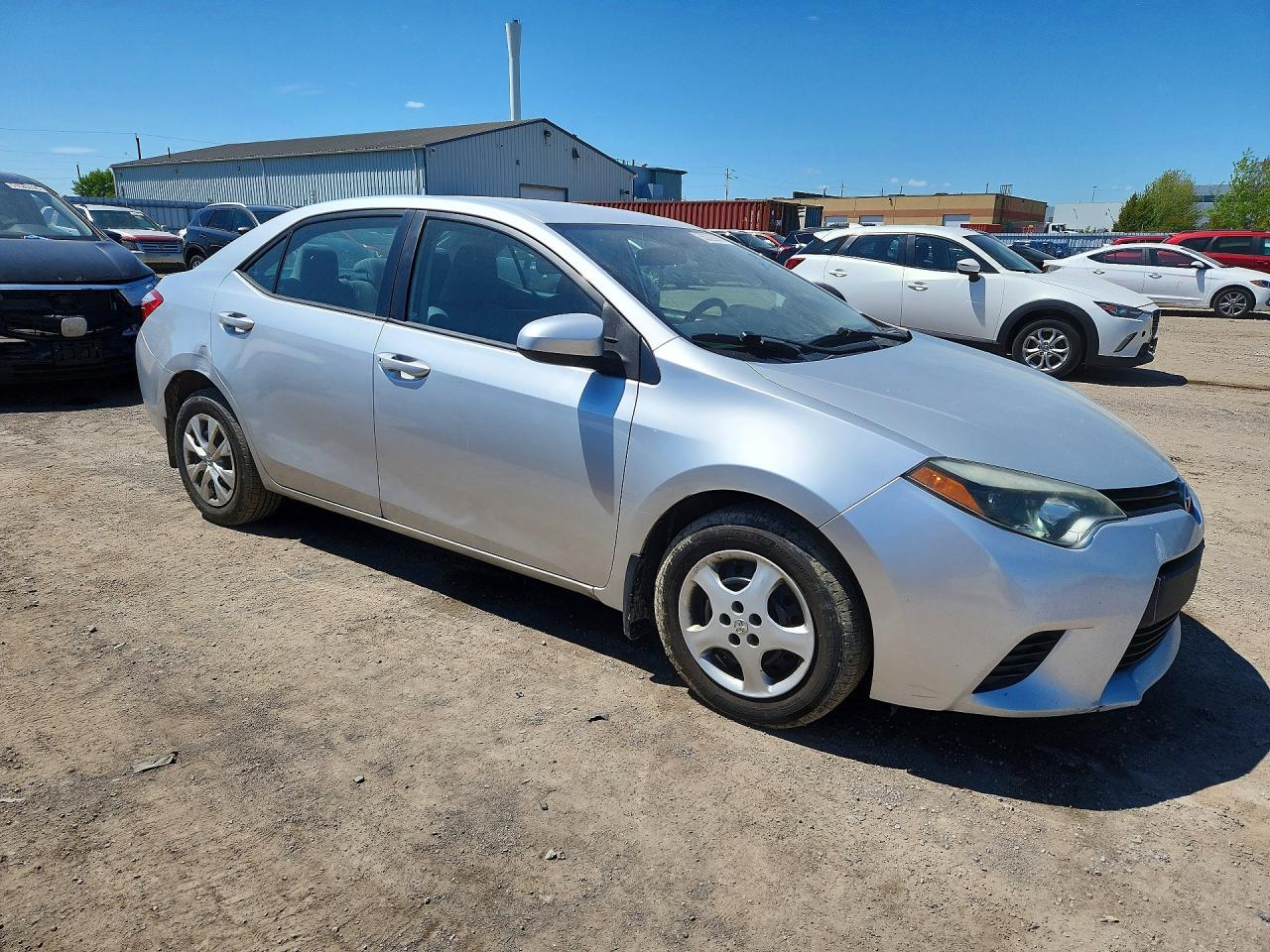 2014 Toyota Corolla L Silver vin: 2T1BURHE0EC223265