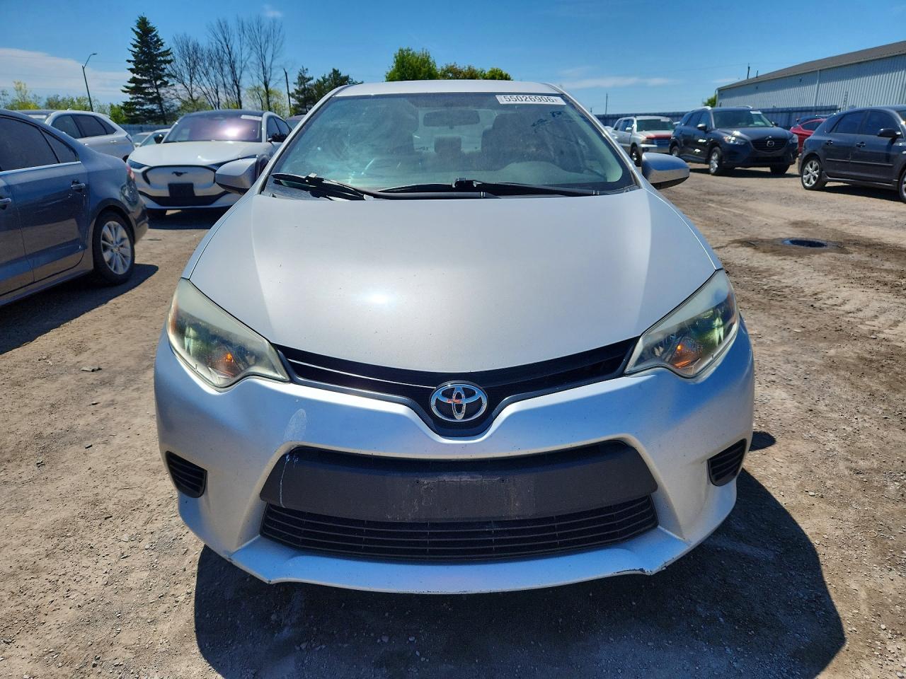 2014 Toyota Corolla L Silver vin: 2T1BURHE0EC223265