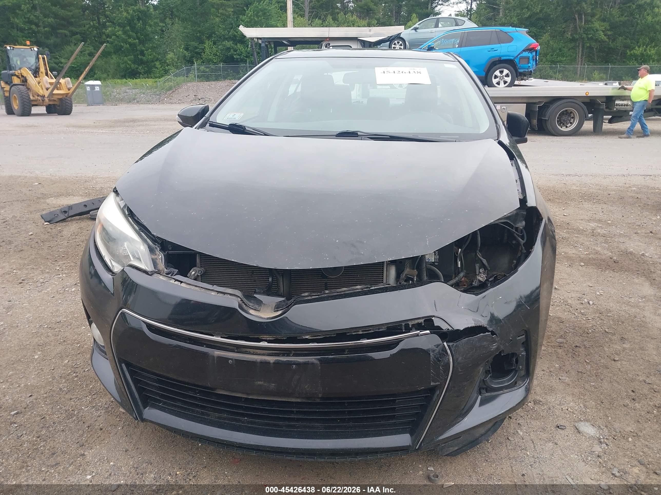 2014 Toyota Corolla S Plus Black vin: 2T1BURHE0EC226389