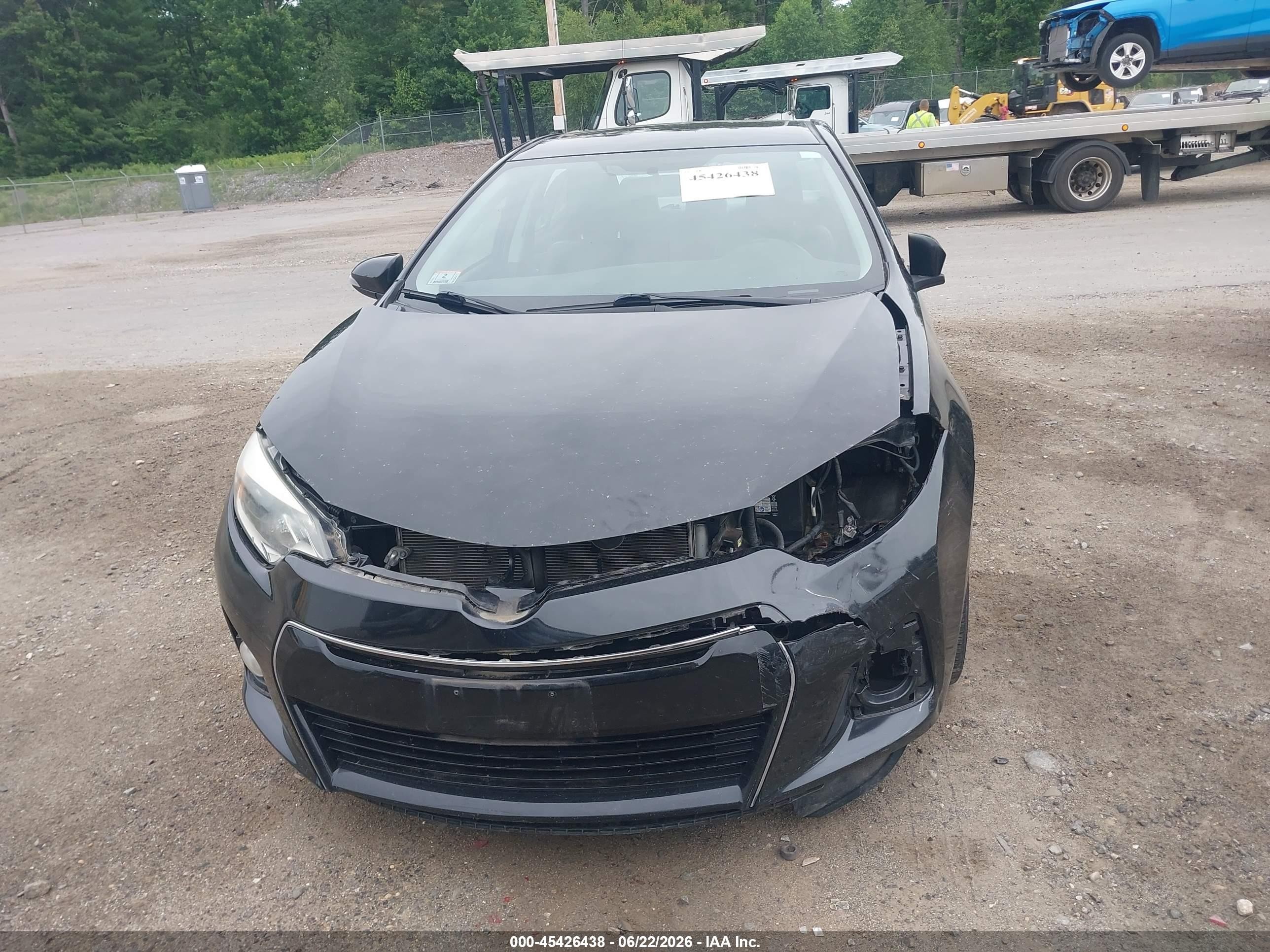 2014 Toyota Corolla S Plus Black vin: 2T1BURHE0EC226389