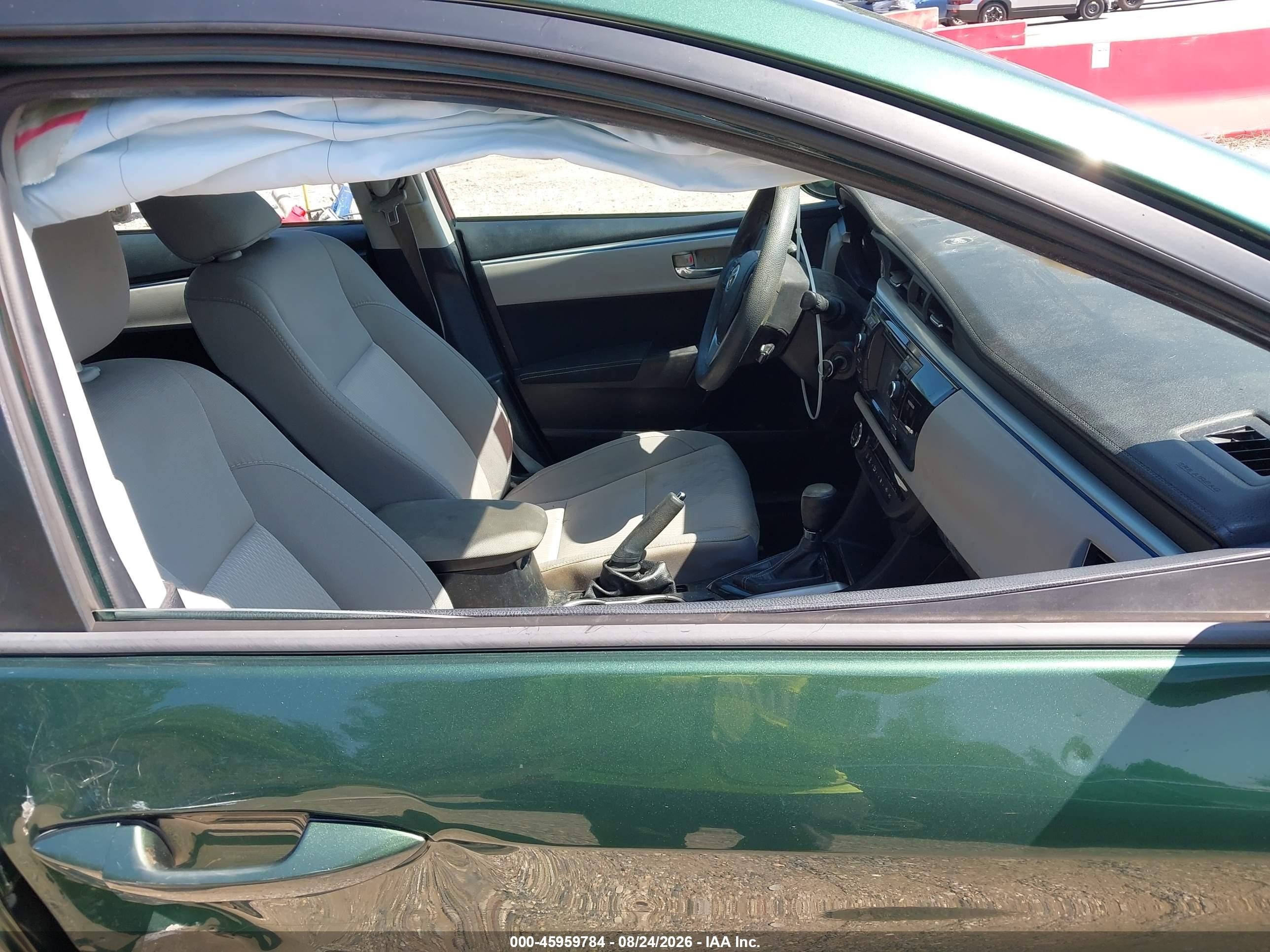 2014 Toyota Corolla Le Green vin: 2T1BURHE0EC228143