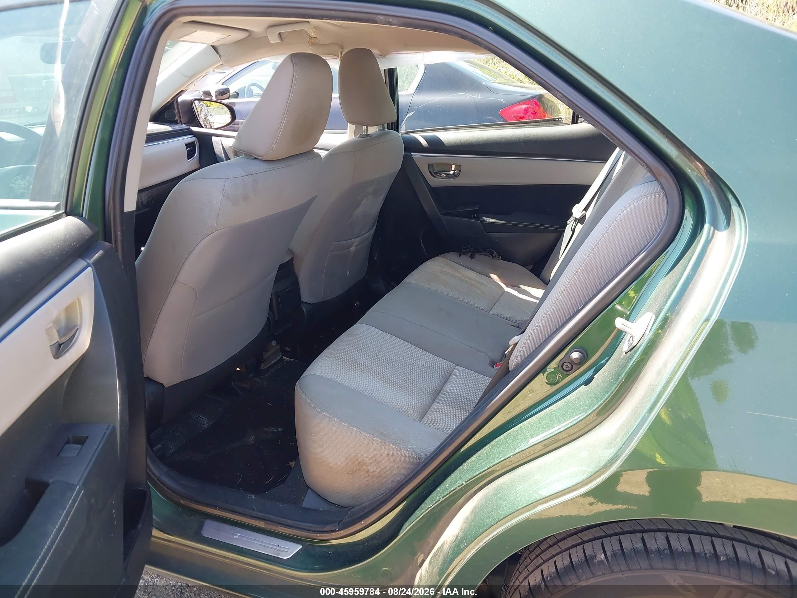2014 Toyota Corolla Le Green vin: 2T1BURHE0EC228143