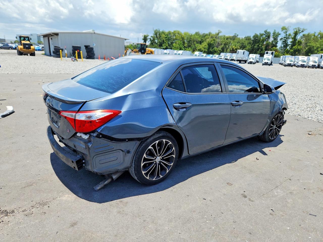2015 Toyota Corolla S Plus Gray vin: 2T1BURHE0FC248166