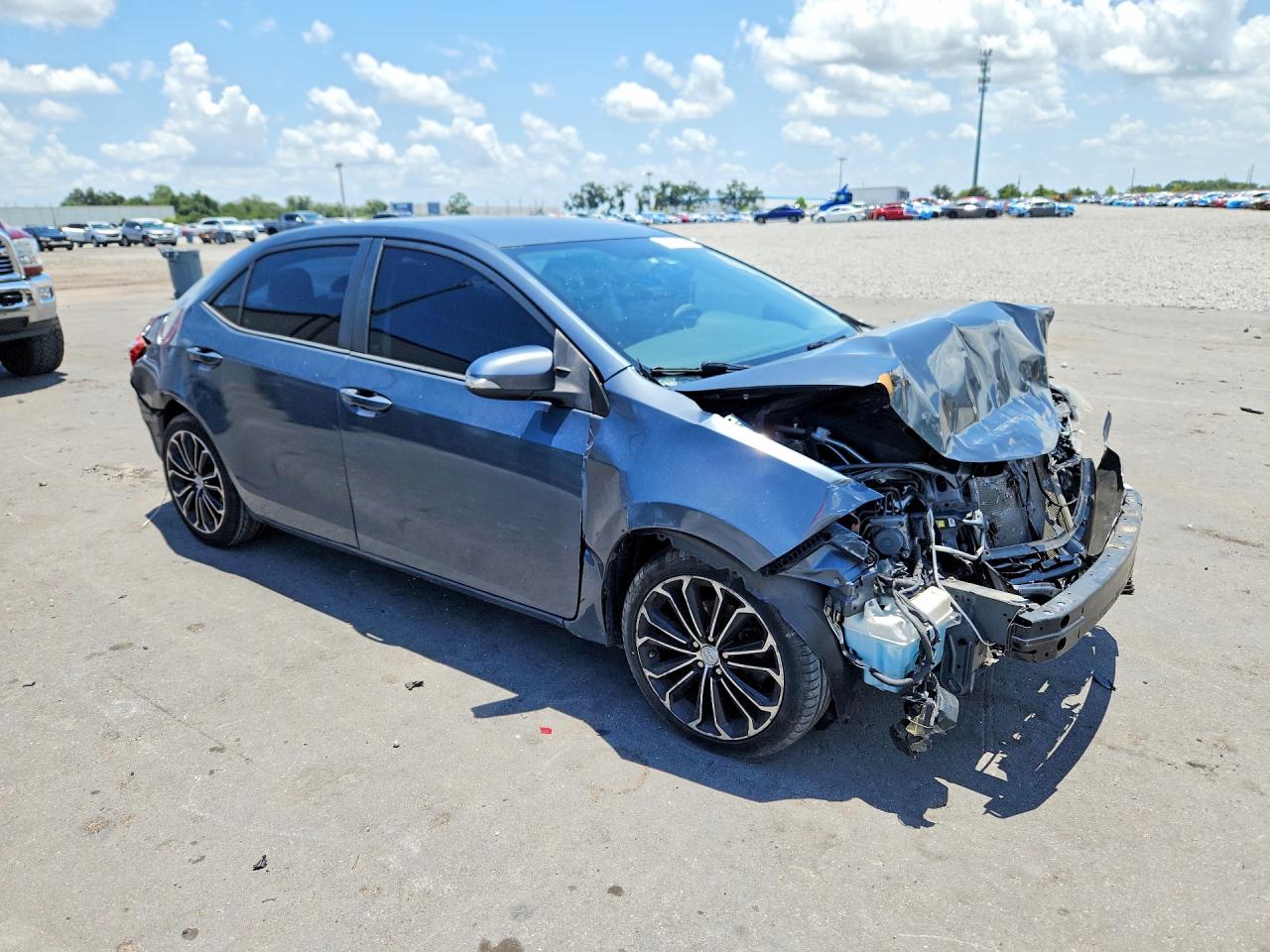 2015 Toyota Corolla S Plus Gray vin: 2T1BURHE0FC248166